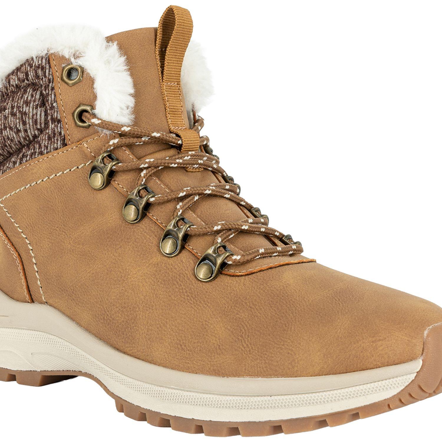 Botin con Polar Mantes Caramelo Alquimia-3