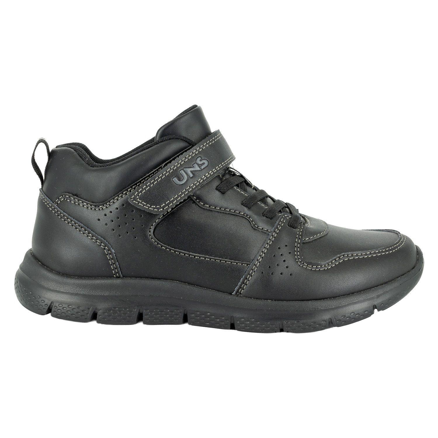 Zapatilla Escolar Dalt Negro UNS-0