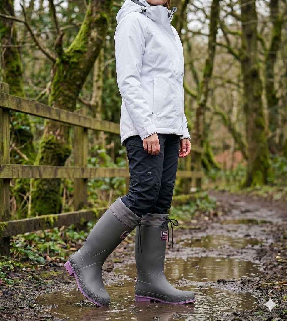 Bota de Agua con Polar Namaka Gris UNS-5