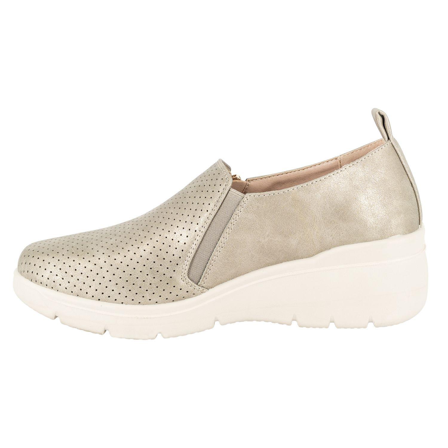 Zapatilla Confort Casual Fayet Dorado Passer-2