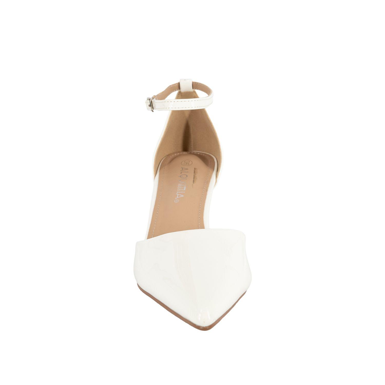 Zapato Formal Stiletto Blanco Alquimia-3