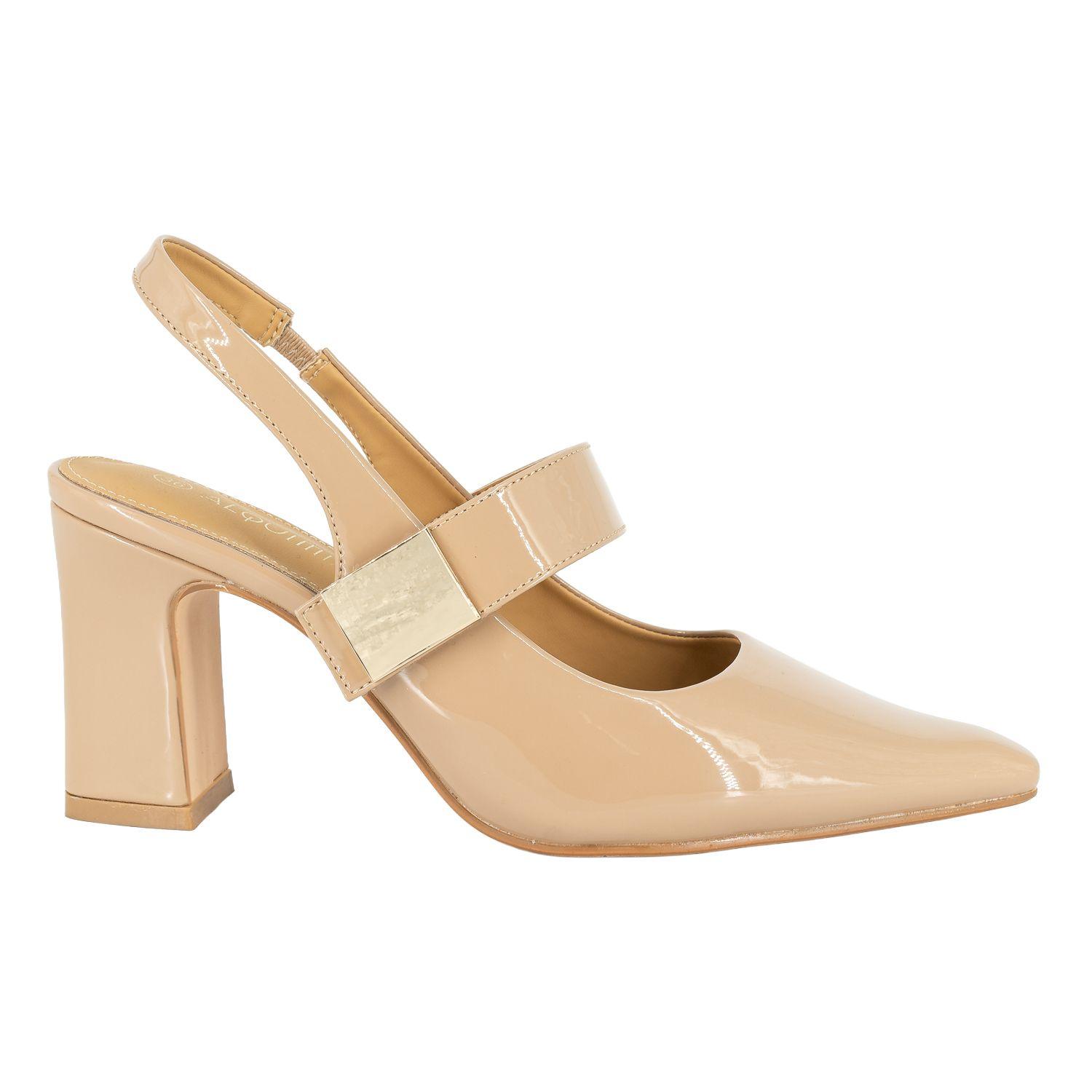 Zapato Glam Beige Charol Alquimia-0