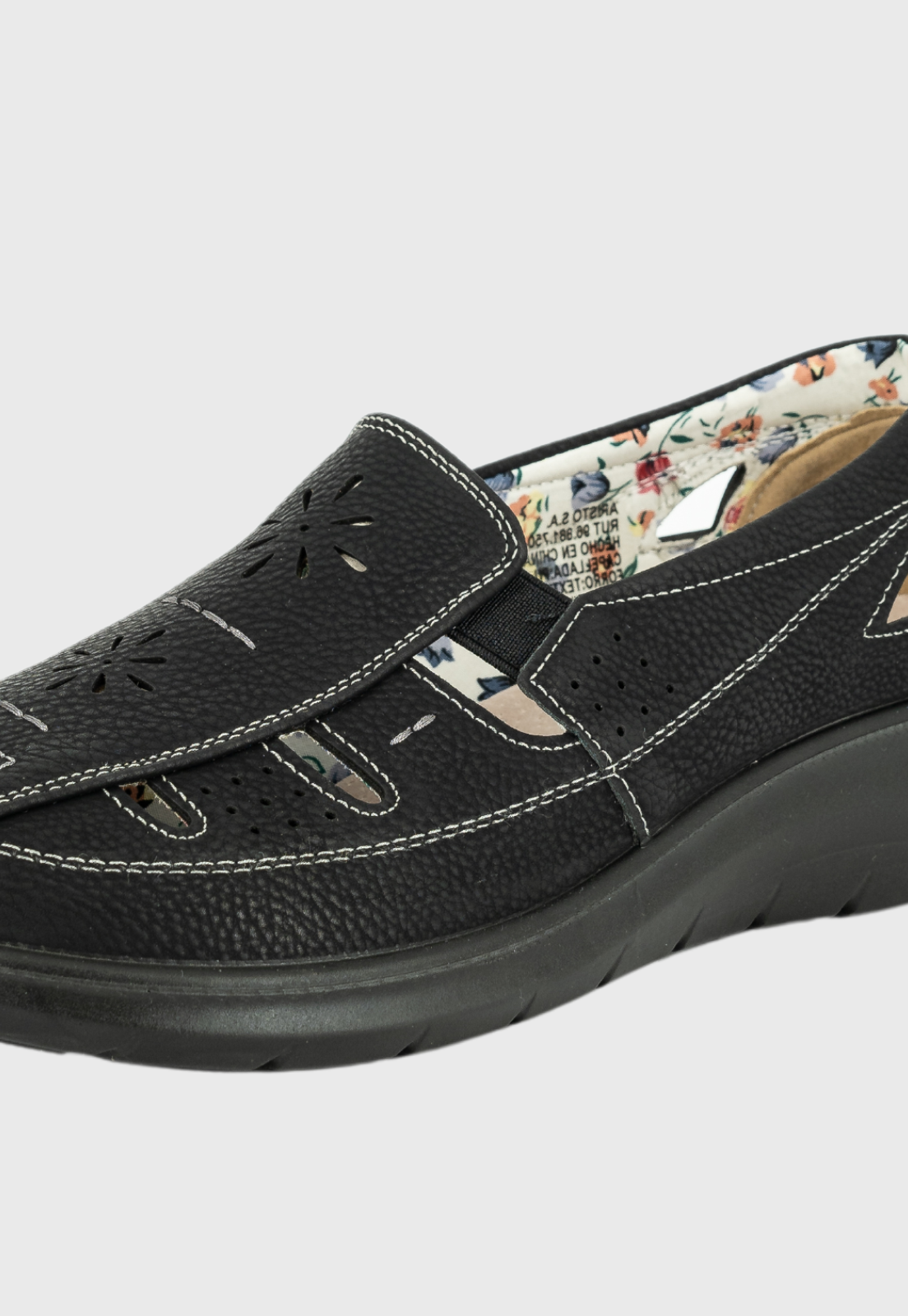 Mocasin Lina Negro Passer-3