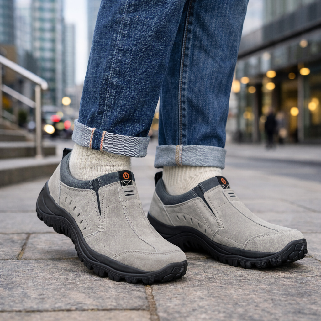 Zapato de Cuero Cedro Gris London Adixt-5
