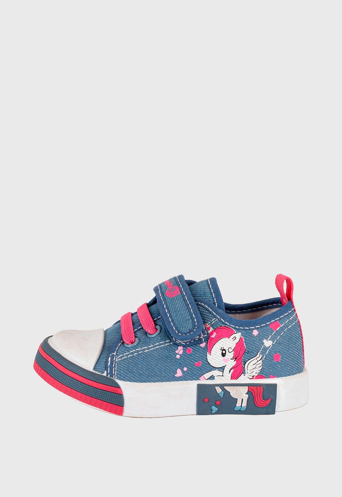 Zapatilla Pony Azul Bamboo-1