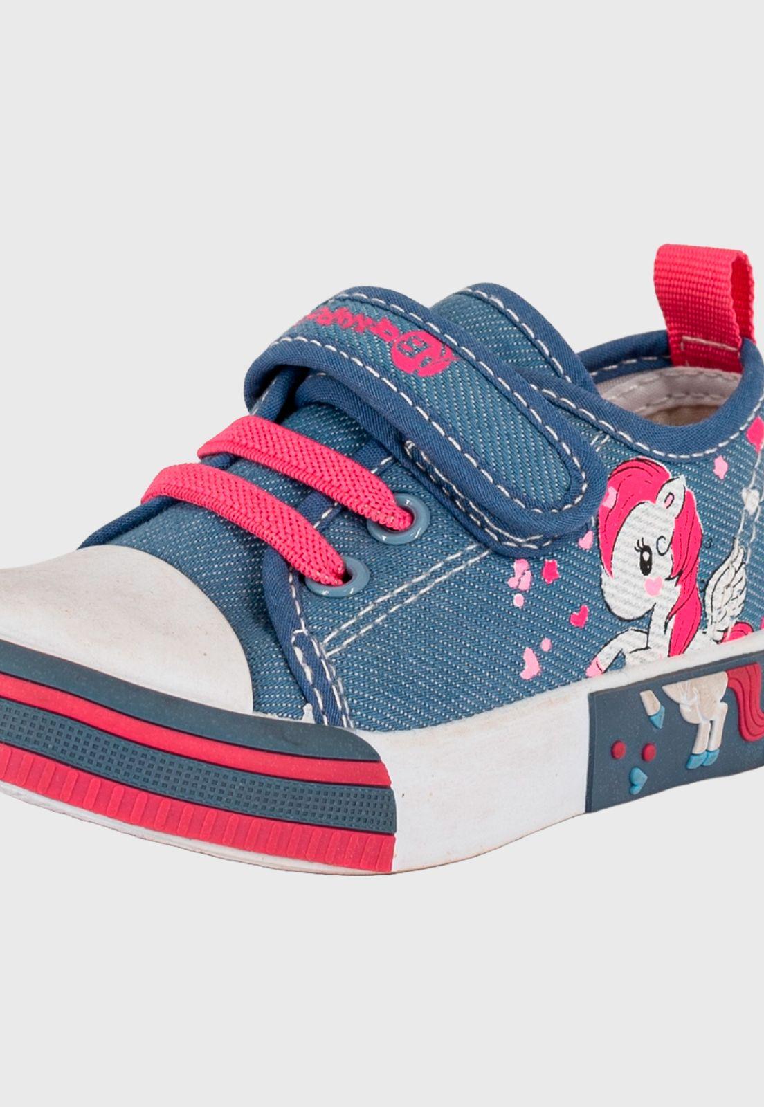Zapatilla Pony Azul Bamboo-3