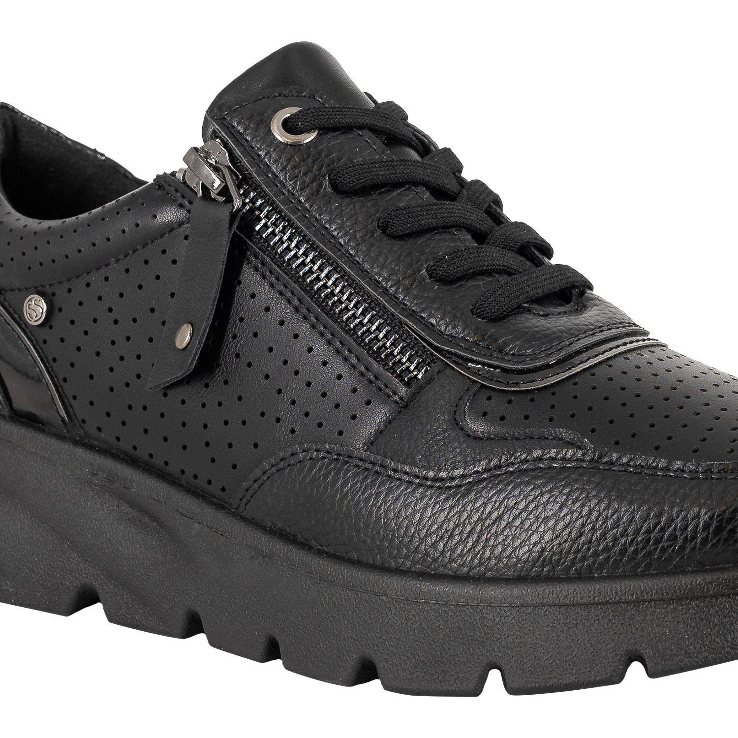 Zapatilla Leton Negro Passer-3