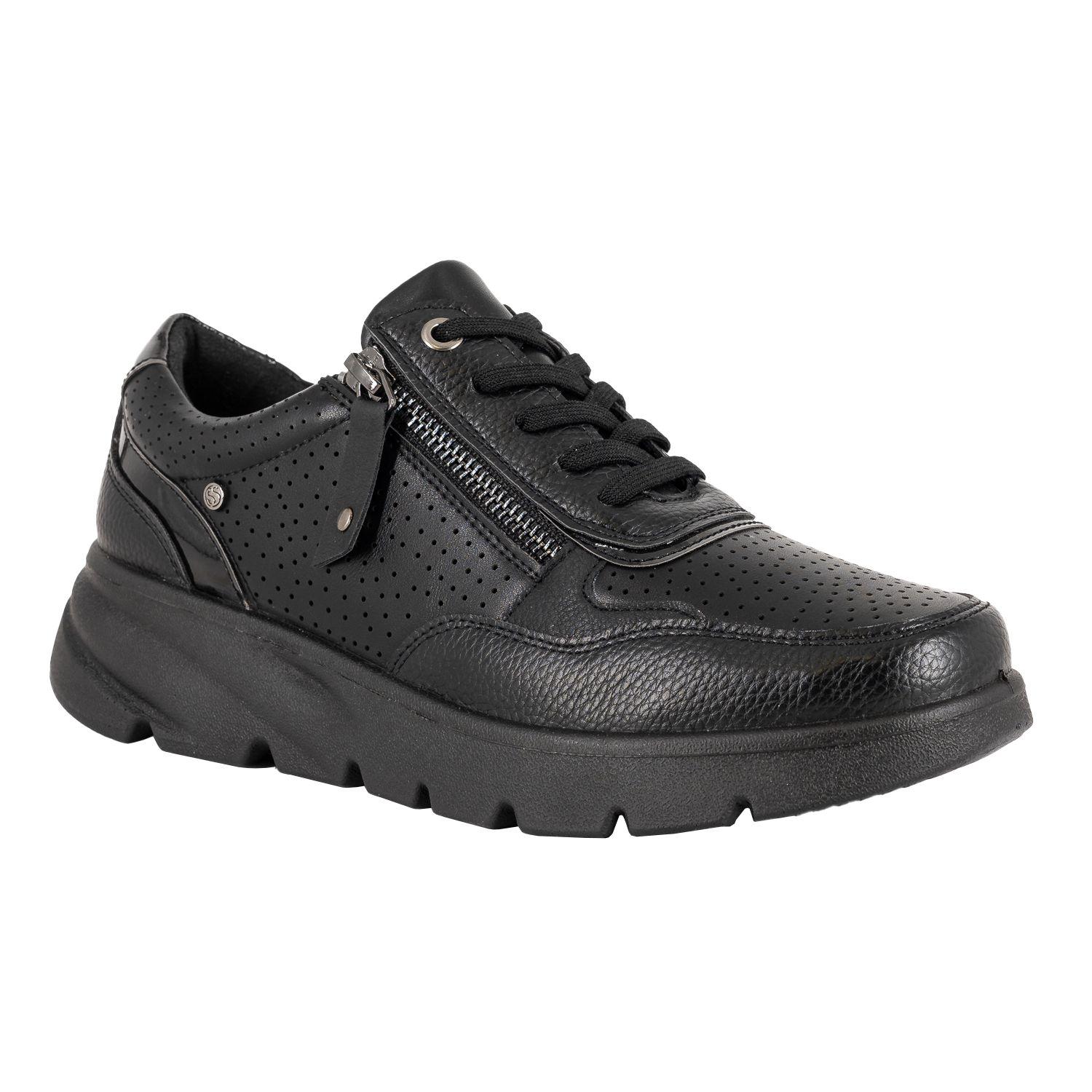 Zapatilla Leton Negro Passer-1