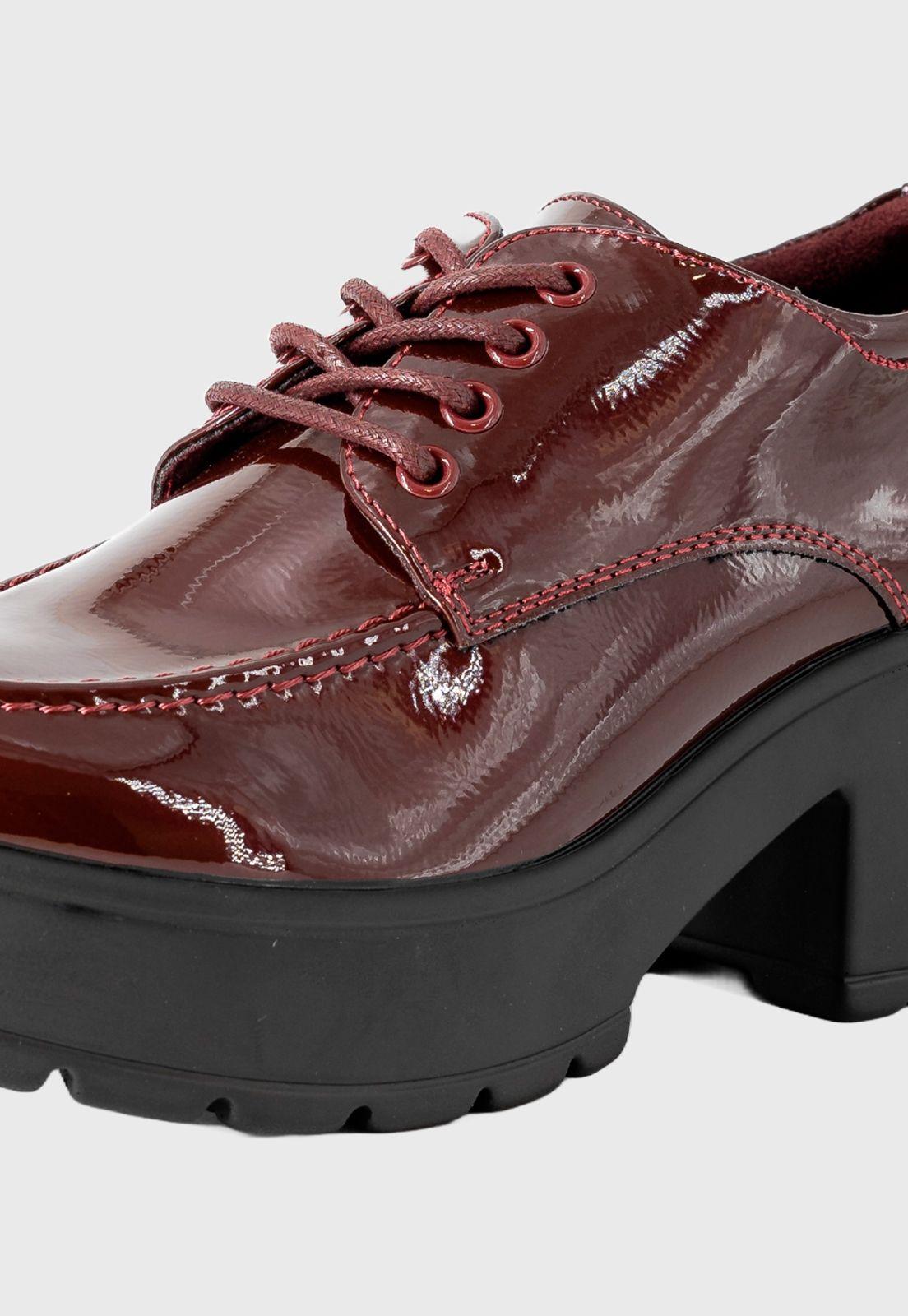 Mocasin Loan Burdeo Charol Alquimia-3