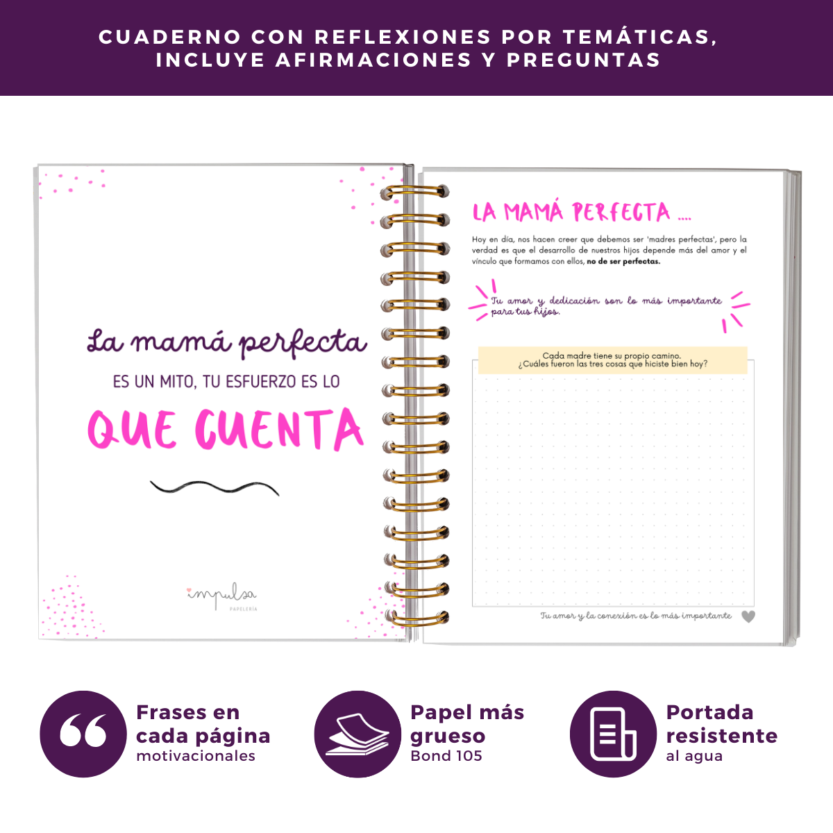 Mamá Eres Increíble - Diario De Maternidad Y Autocuidado-5