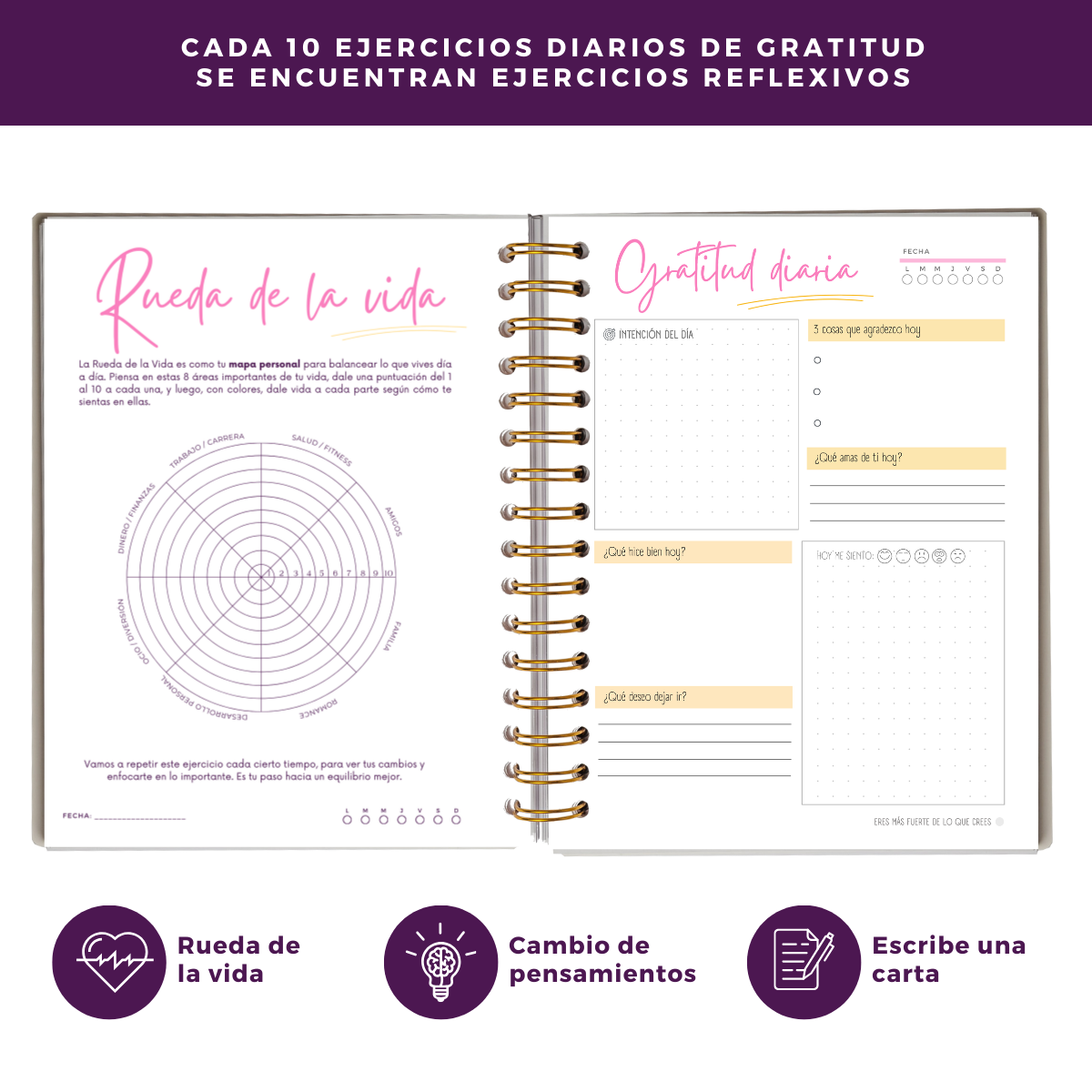 Diario De Gratitud - 90 Días - Reflexión Y Bienestar-4