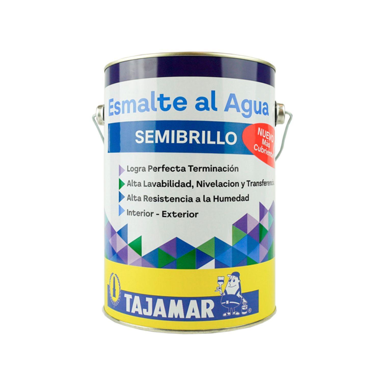 Esmalte Al Agua Semibrillo Calameño Tajamar Galón-0