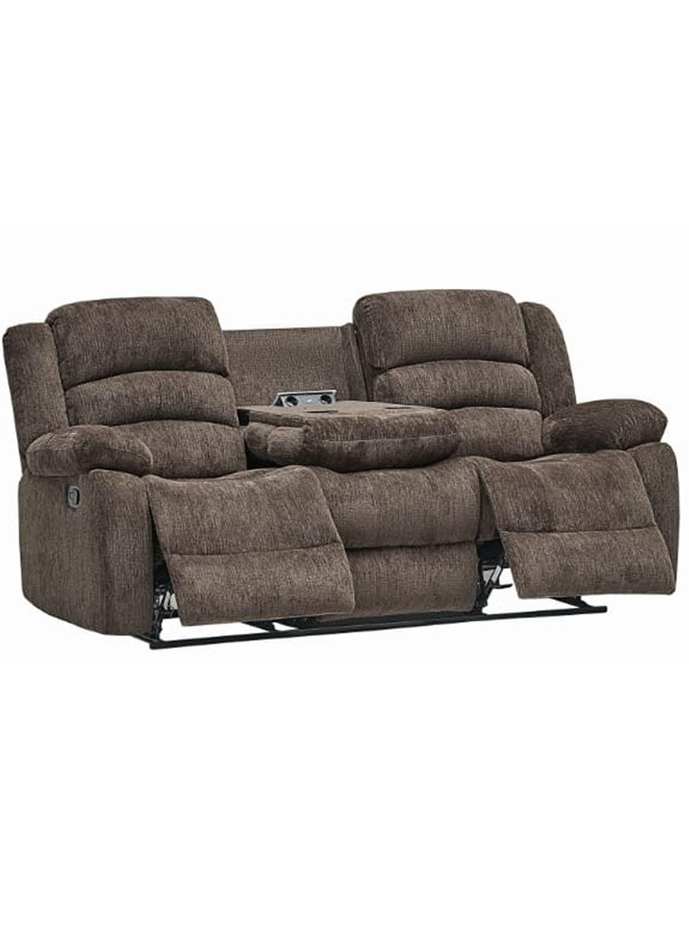 SOFA RECLINABLE 3 CUERPOS CHARLIE CHOCOLATE-3