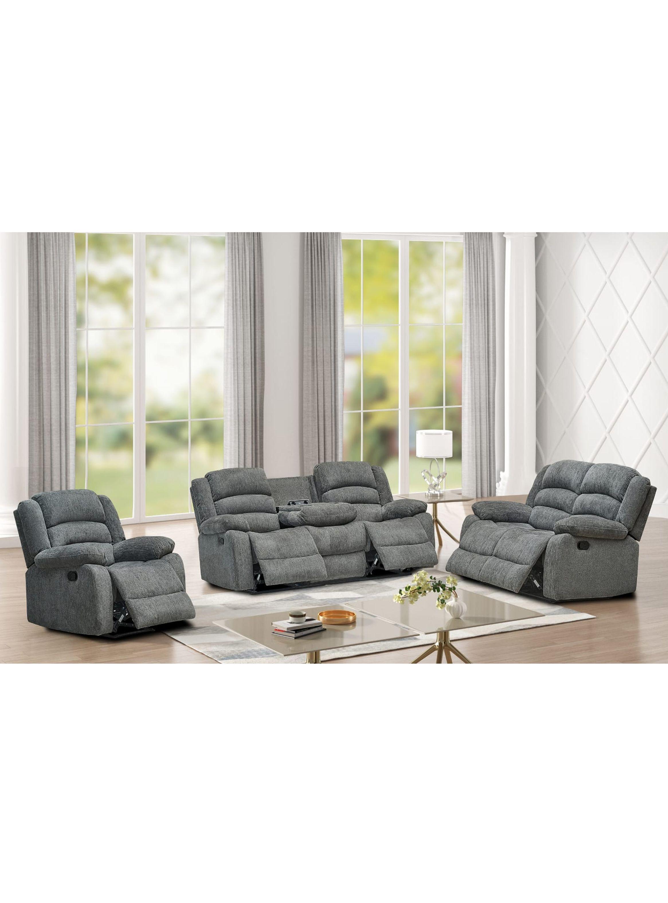 SOFA RECLINABLE 3 CUERPOS CHARLIE GRIS-3
