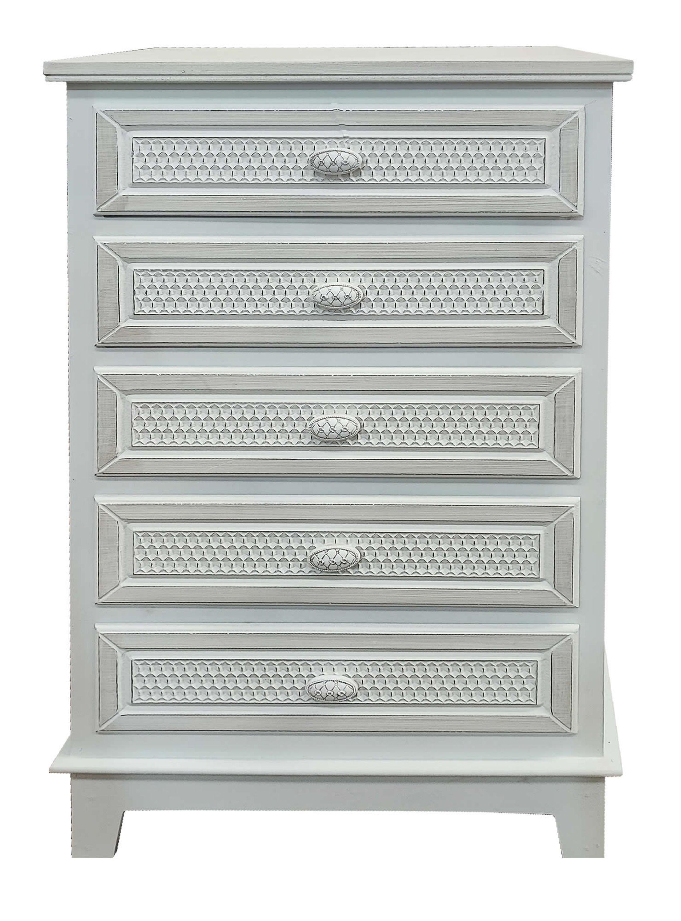 Cajonera 5 Cajones Blanca Provenzal Panal Slim Ecomuso-0