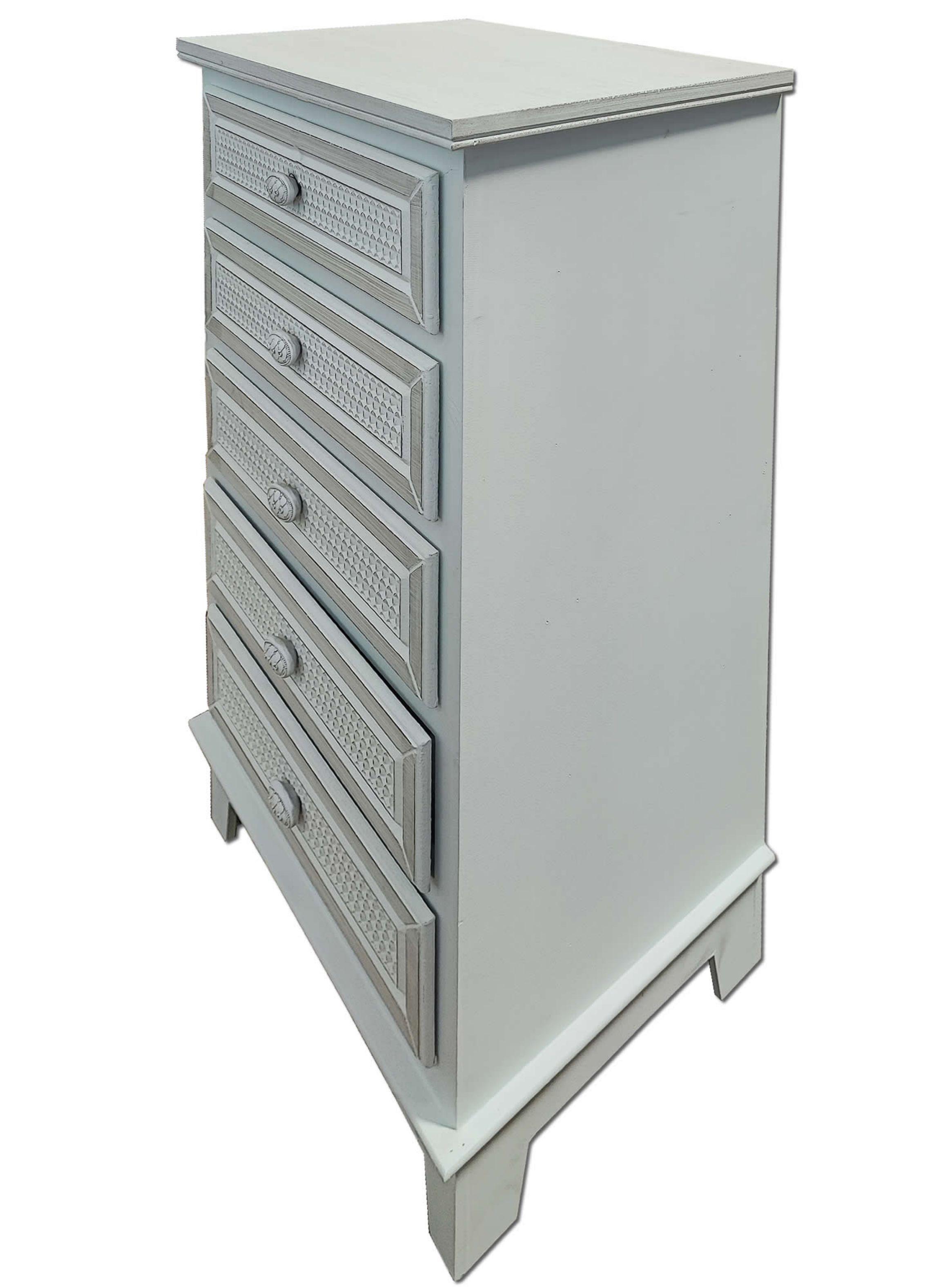 Cajonera 5 Cajones Blanca Provenzal Panal Slim Ecomuso-1