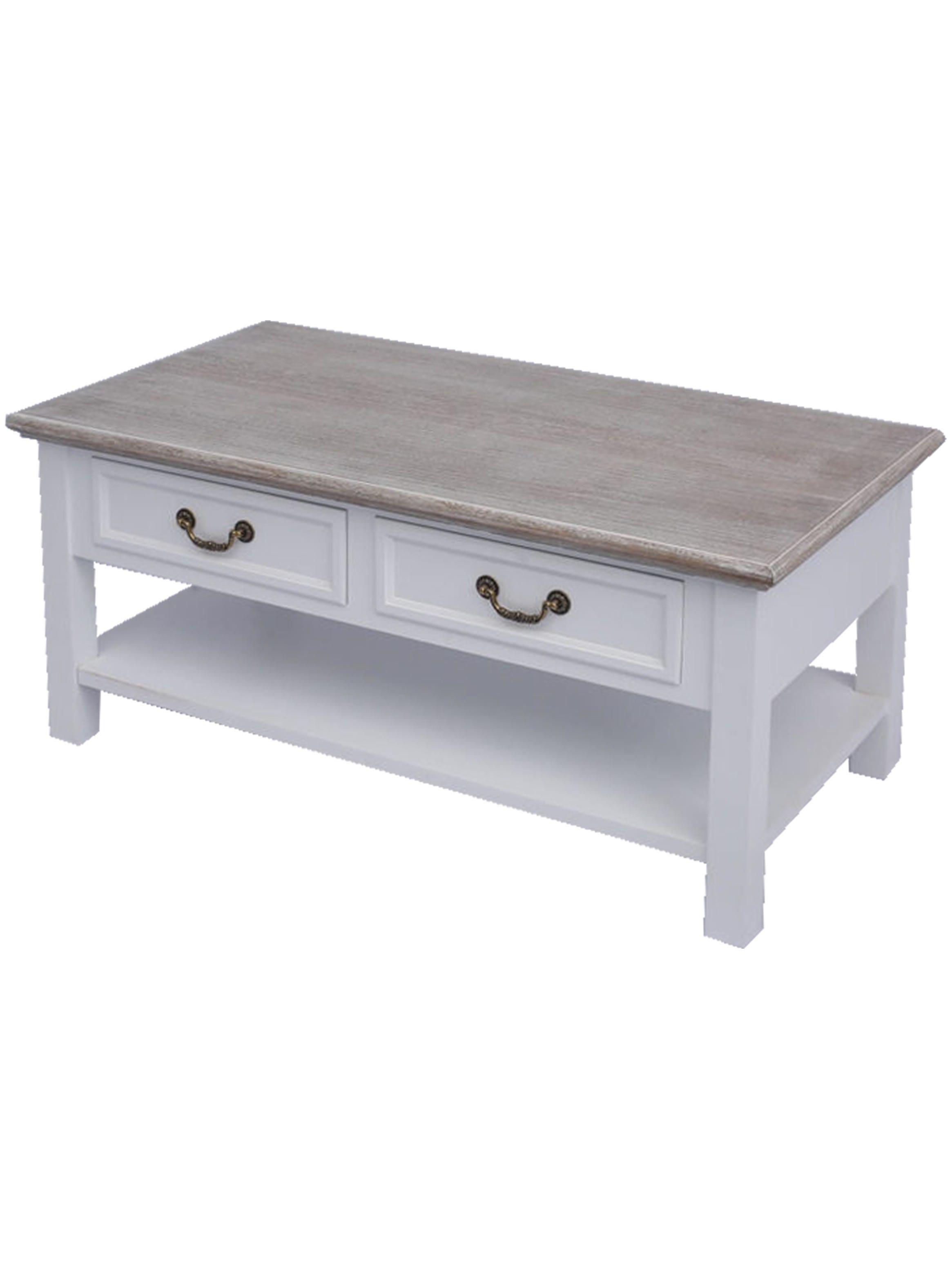 MESA CENTRO CLASICO BLANCO CUBIERTA ALBAYALDE -2