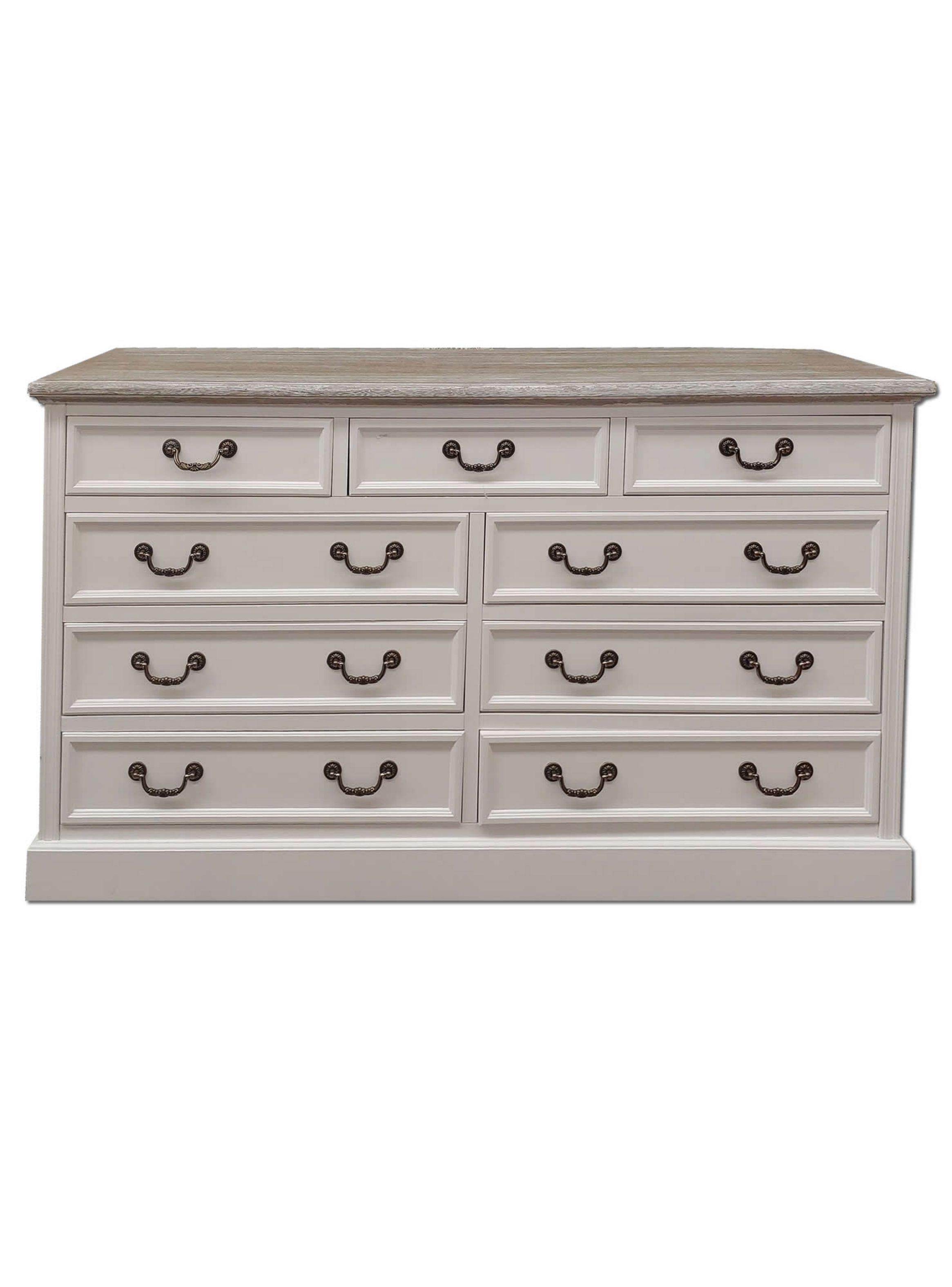 COMODA 9 CAJONES 150 CLASICO CUBIERTA ALBAYALDE EF17111-3-0