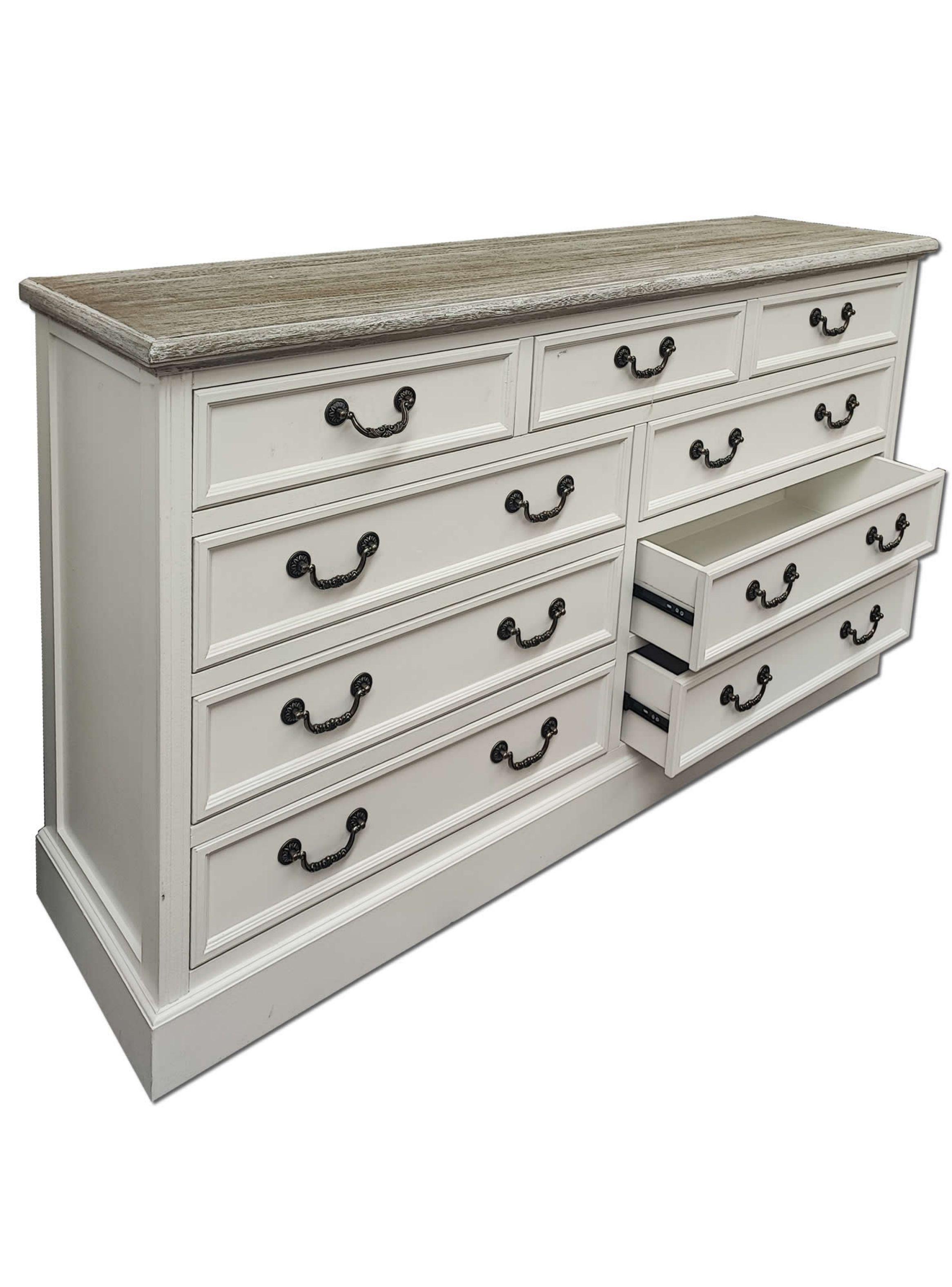 COMODA 9 CAJONES 150 CLASICO CUBIERTA ALBAYALDE EF17111-3-1