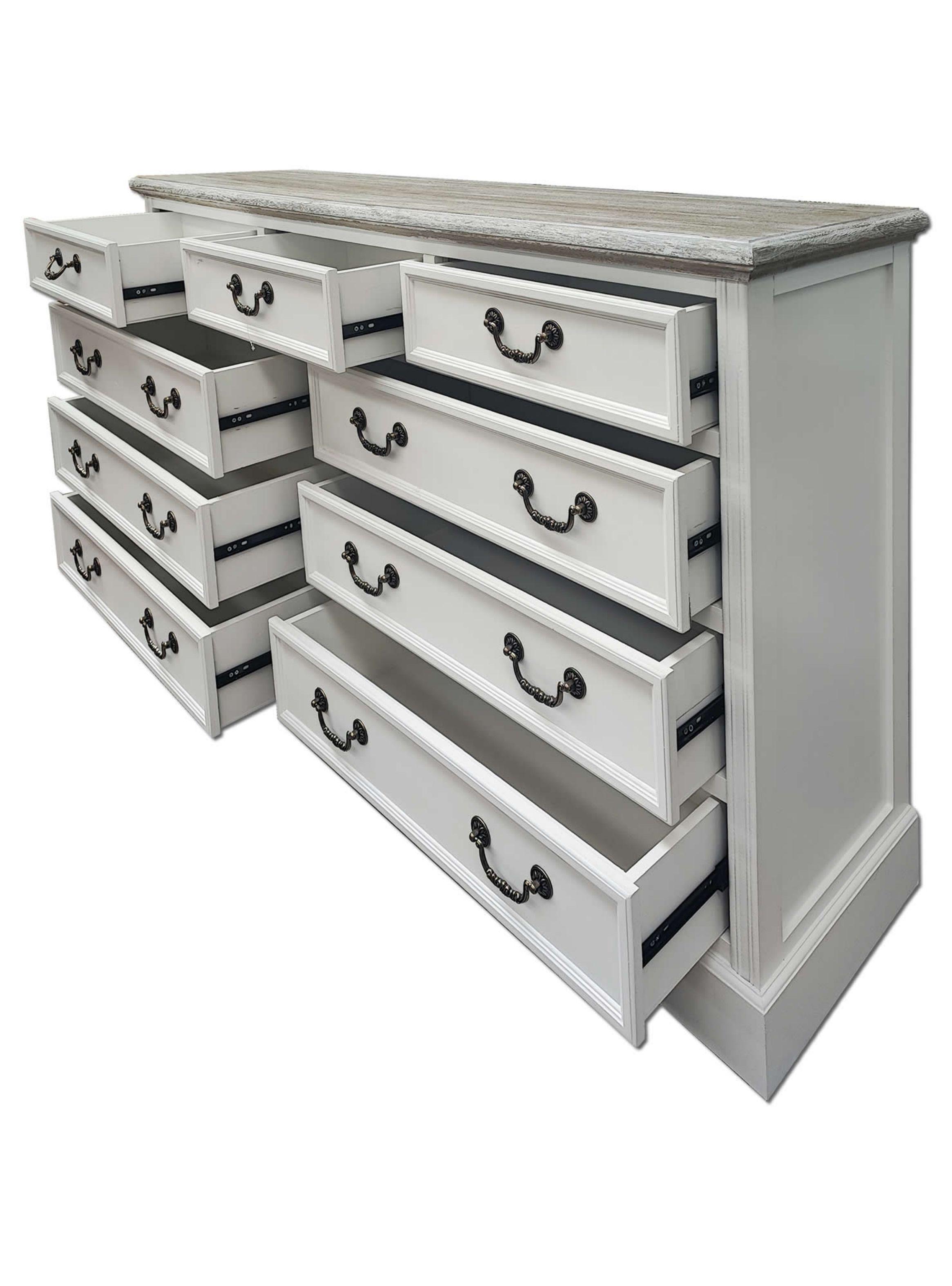 COMODA 9 CAJONES 150 CLASICO CUBIERTA ALBAYALDE EF17111-3-2