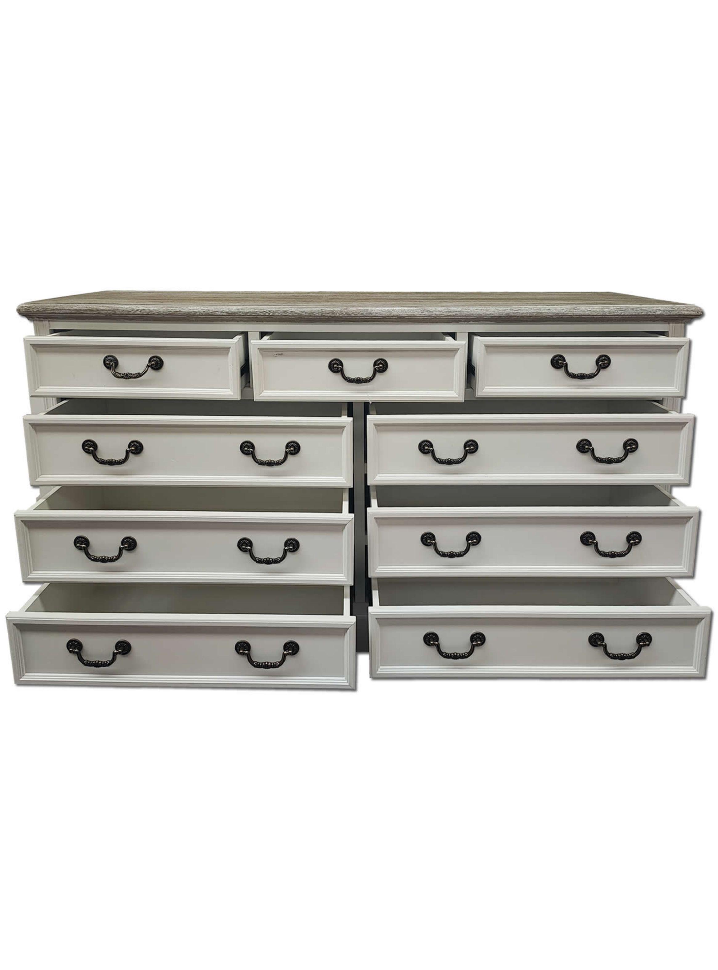 COMODA 9 CAJONES 150 CLASICO CUBIERTA ALBAYALDE EF17111-3-4