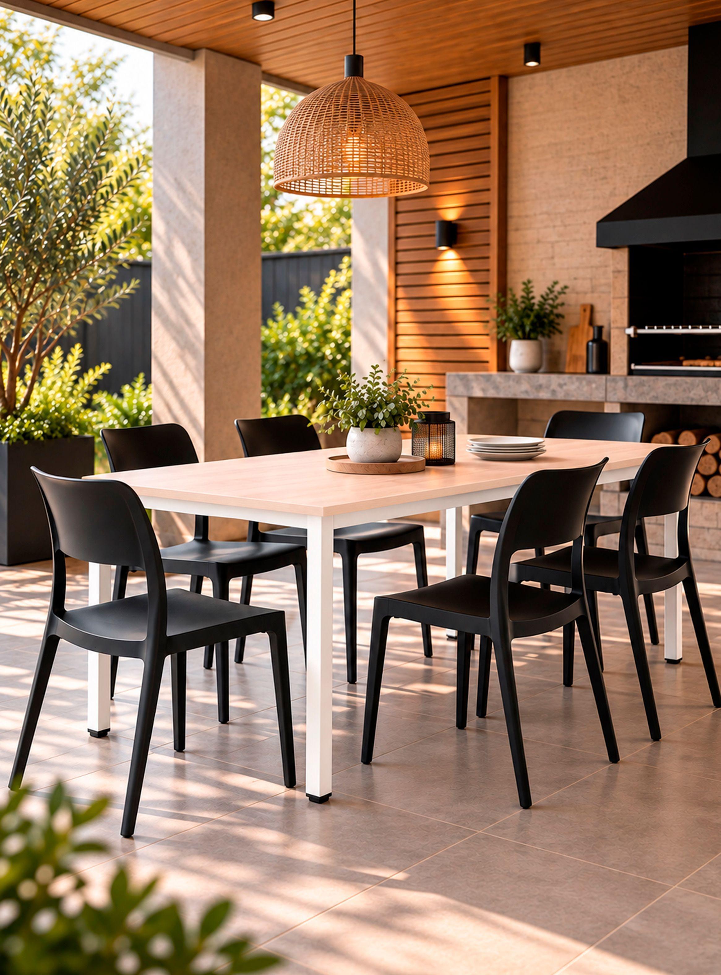 Mesa Comedor 6 personas PARIS 150x75x75h Pure legno-5