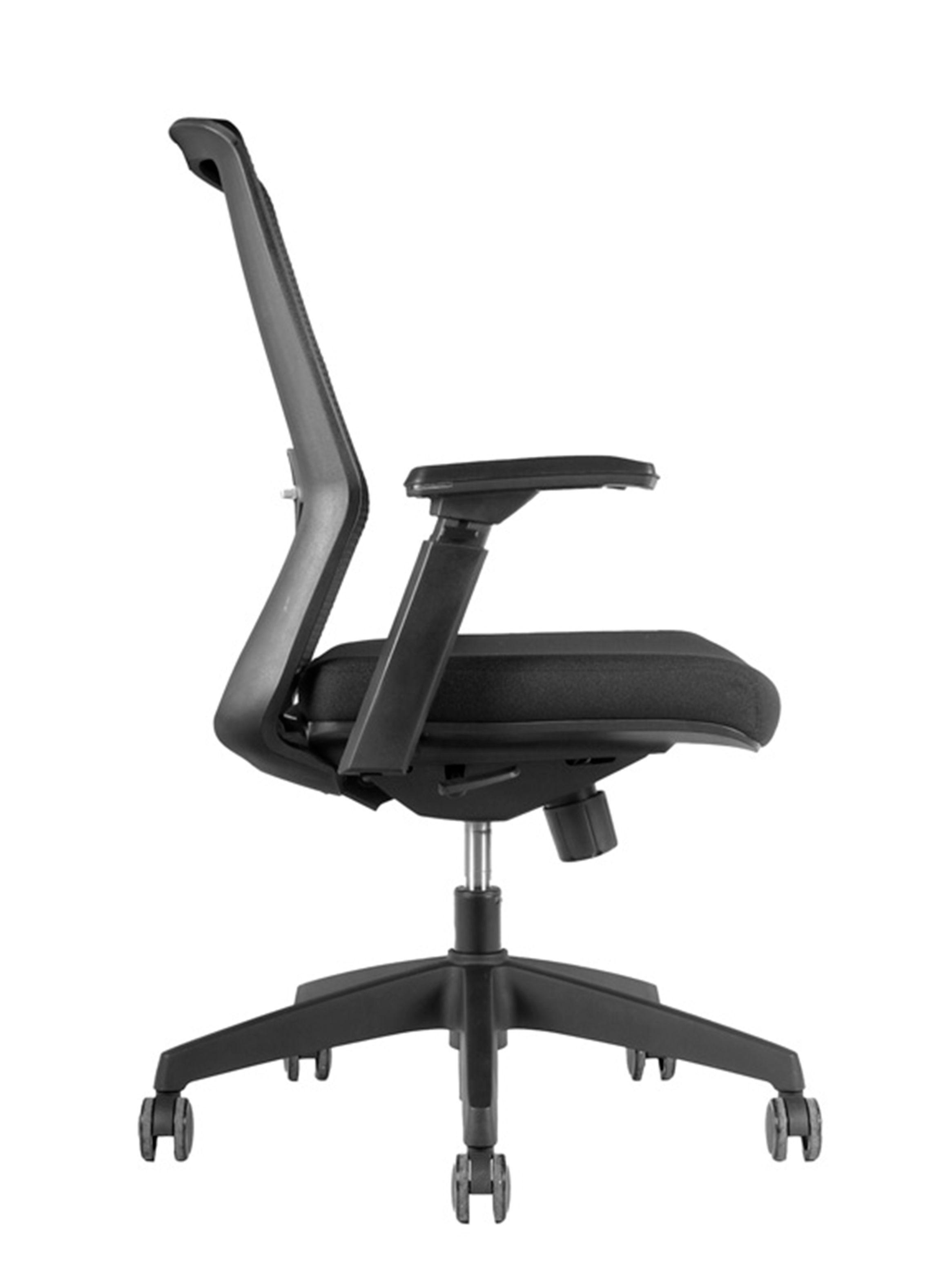 Silla Giratoria de oficina u Hogar ATENEA negro-2