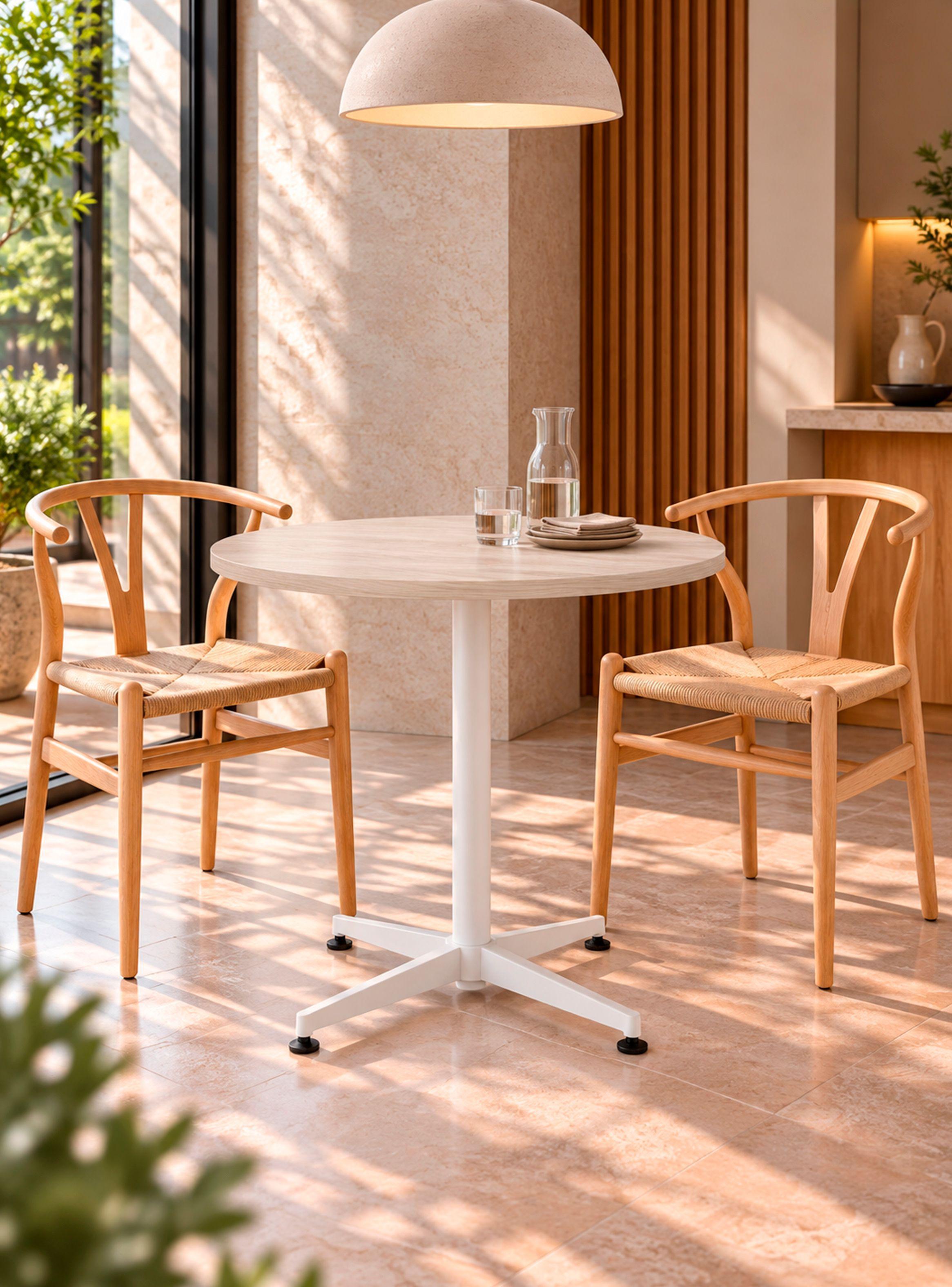 Mesa comedor BASE COLUMNA 70x75 Pure Legno-3