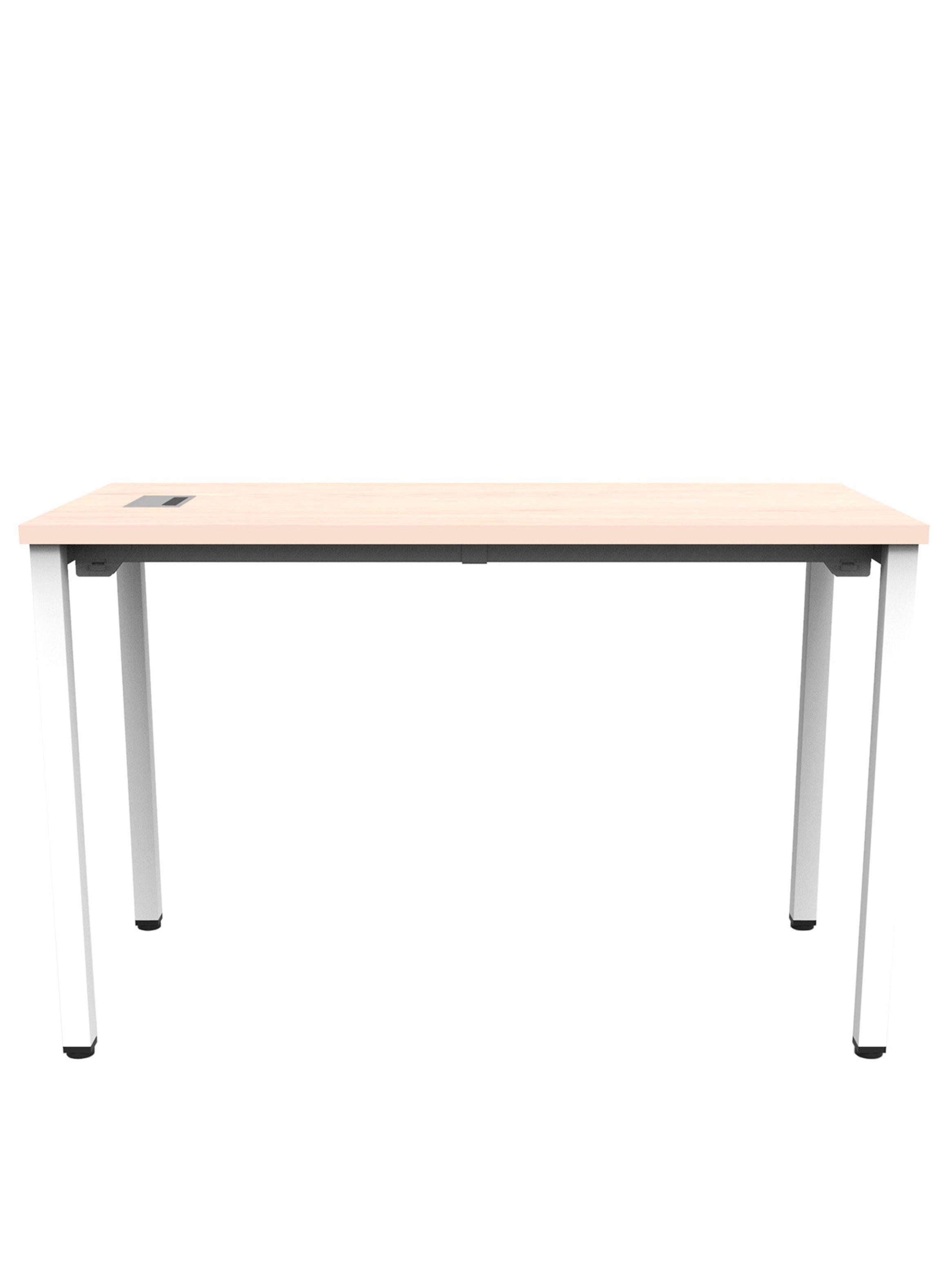 Escritorio PARIS Home Office 120x60x75 color Pure legno Blanco mate-2