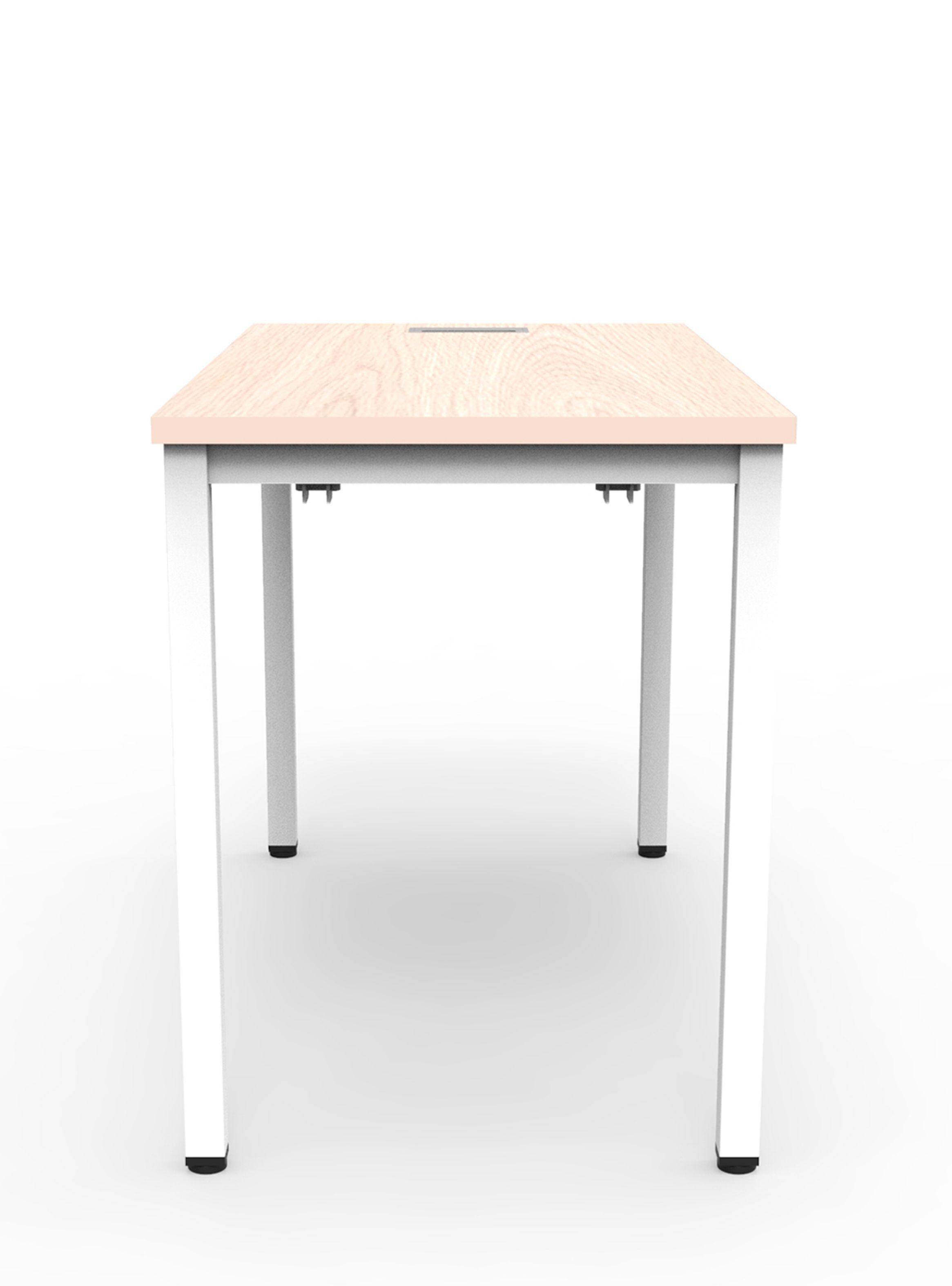 Escritorio PARIS Home Office 120x60x75 color Pure legno Blanco mate-3