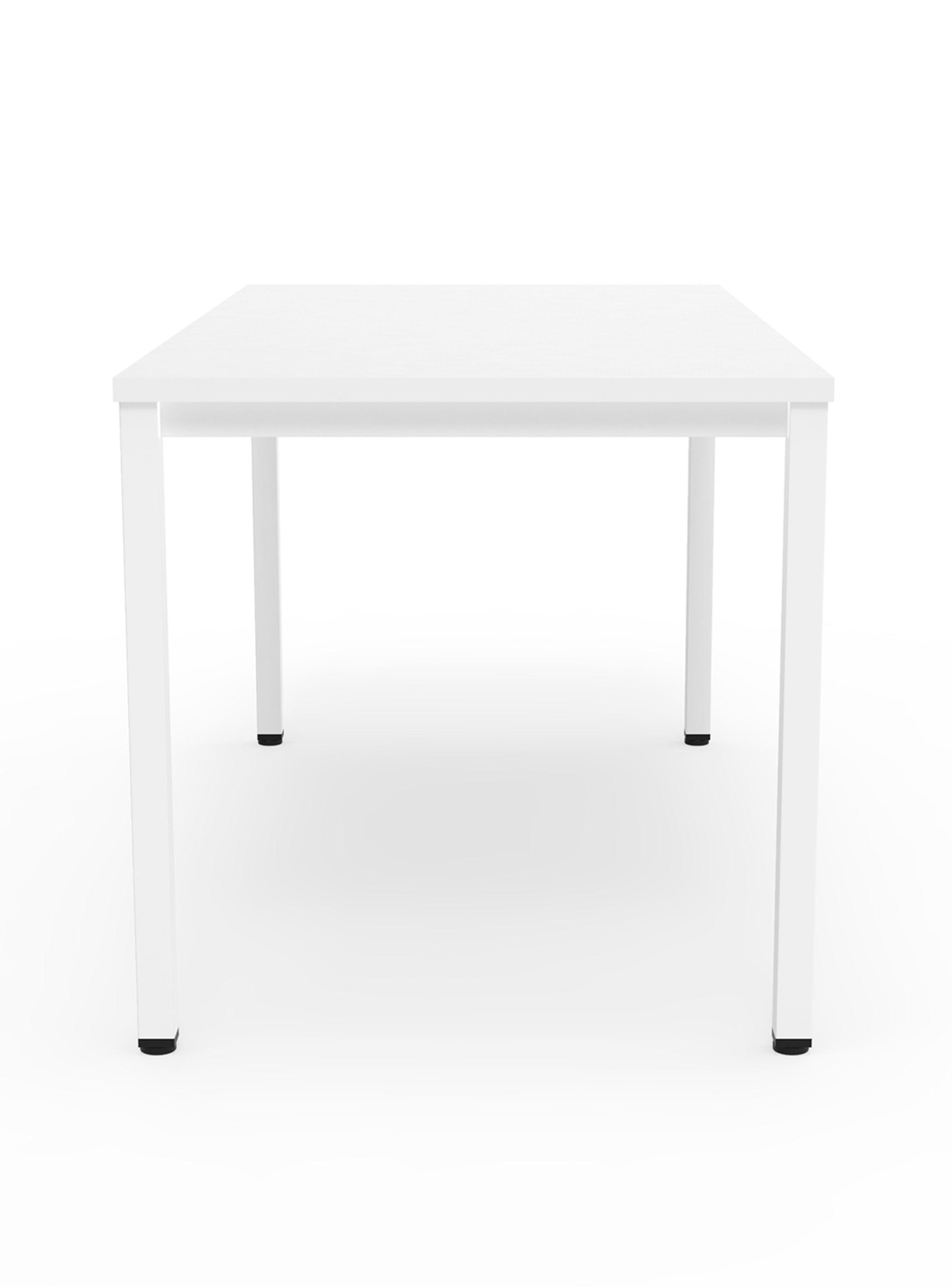 Mesa Comedor 6 personas PARIS 150x75x75 cm Blanco Mate-1