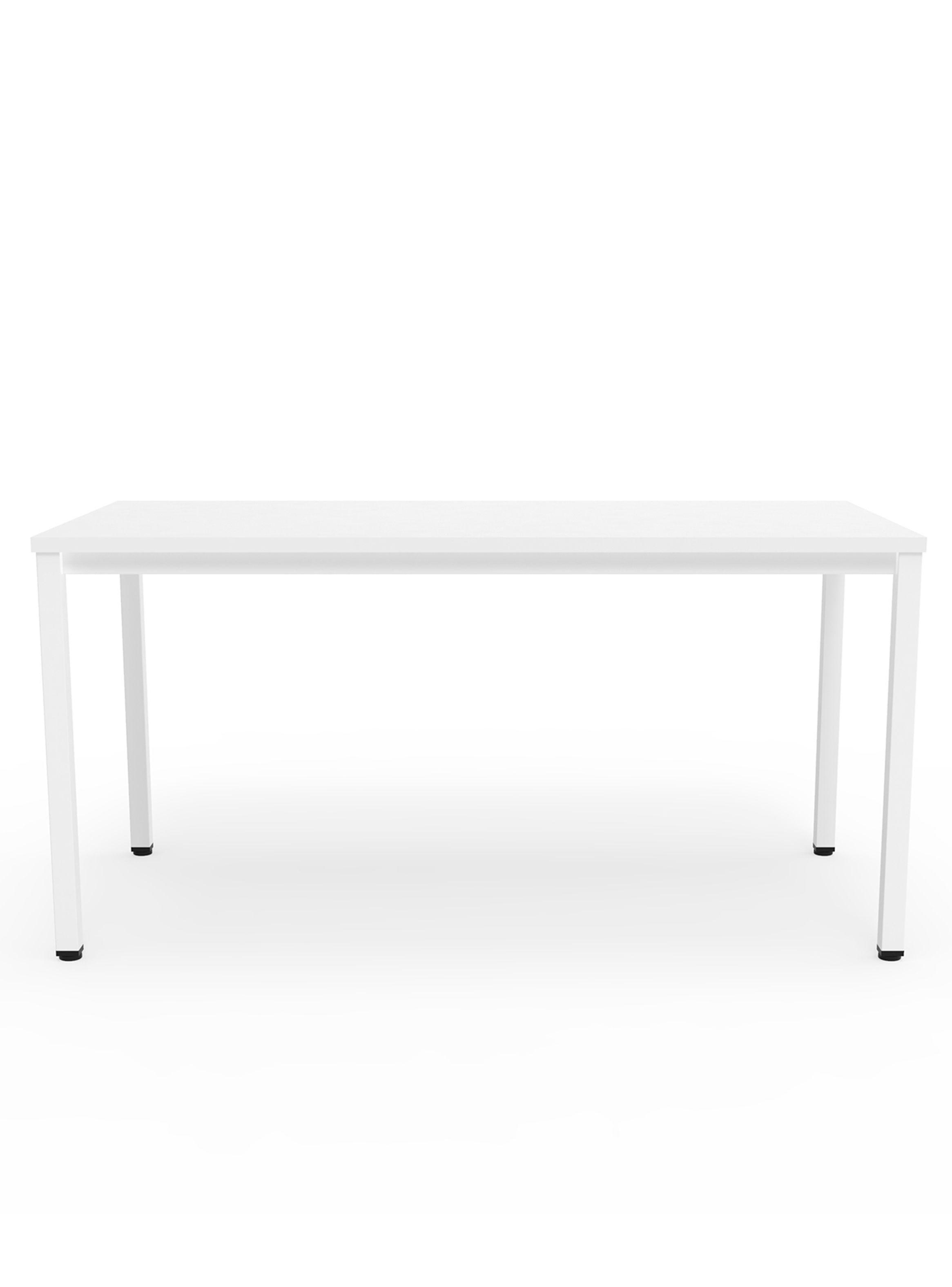 Mesa Comedor 6 personas PARIS 150x75x75 cm Blanco Mate-2