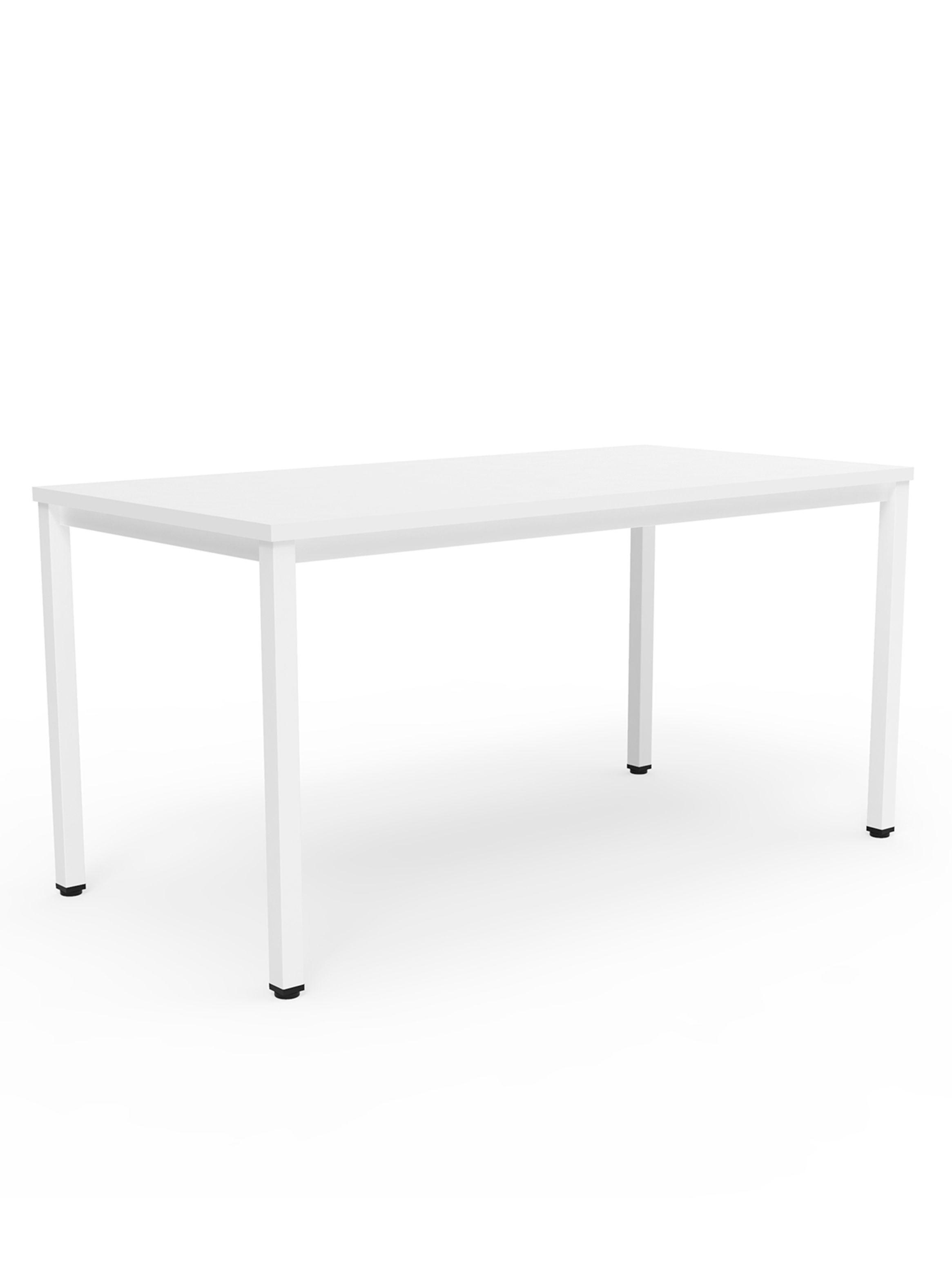 Mesa Comedor 6 personas PARIS 150x75x75 cm Blanco Mate-0
