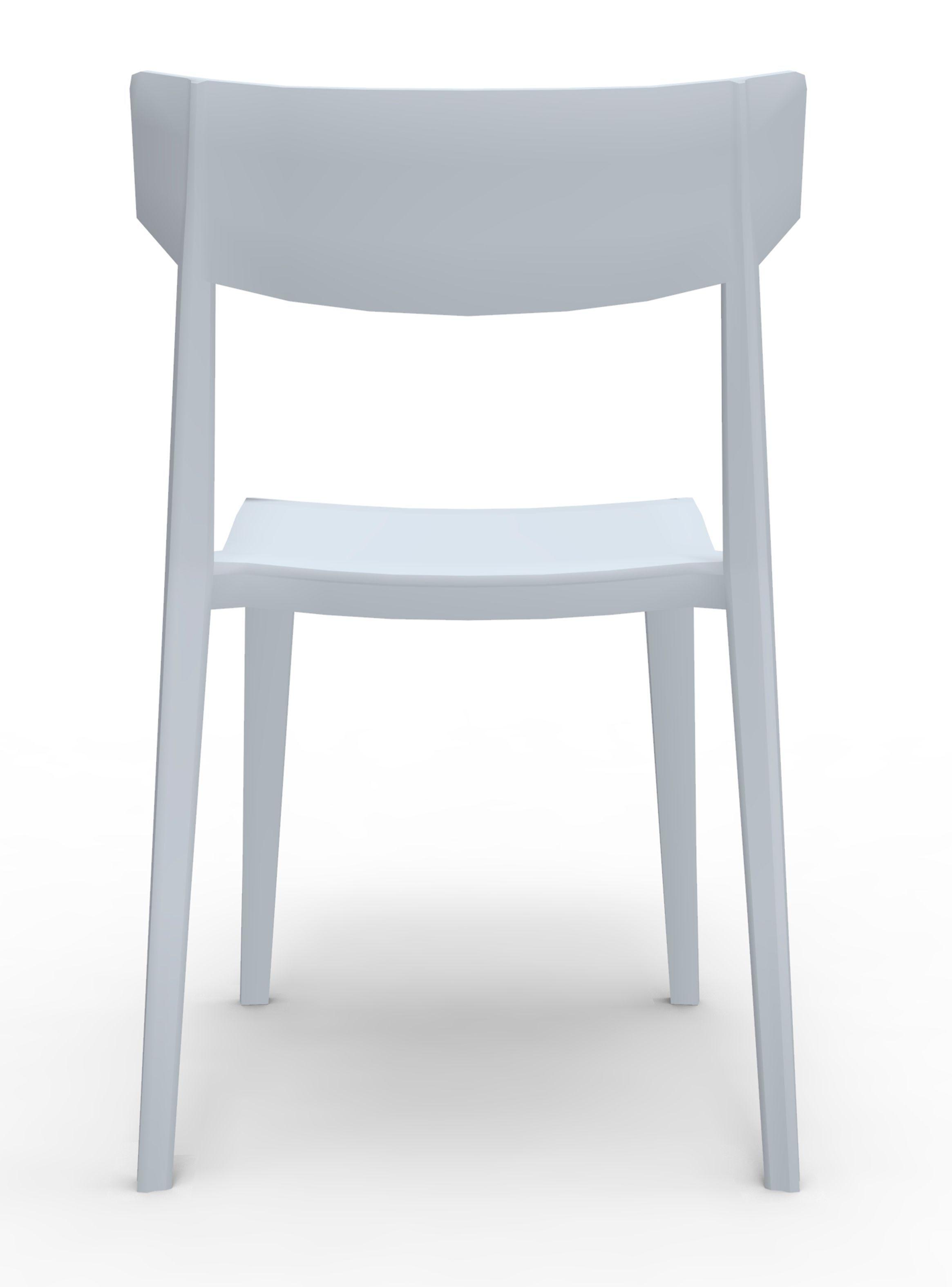 Silla terraza monoblock RIO gris perla-4