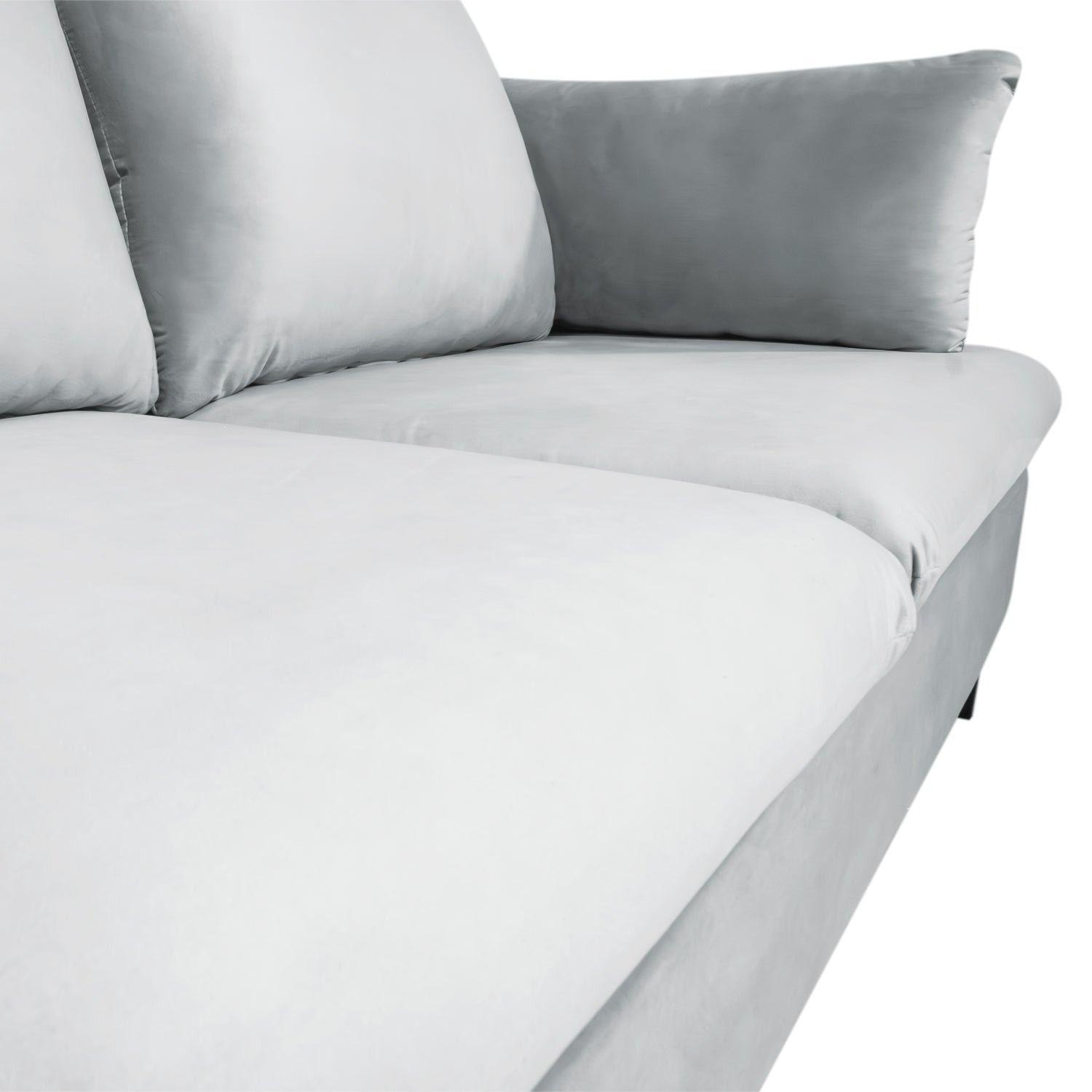 Sofá 2 Cuerpos Dallas 160cm Gray-2
