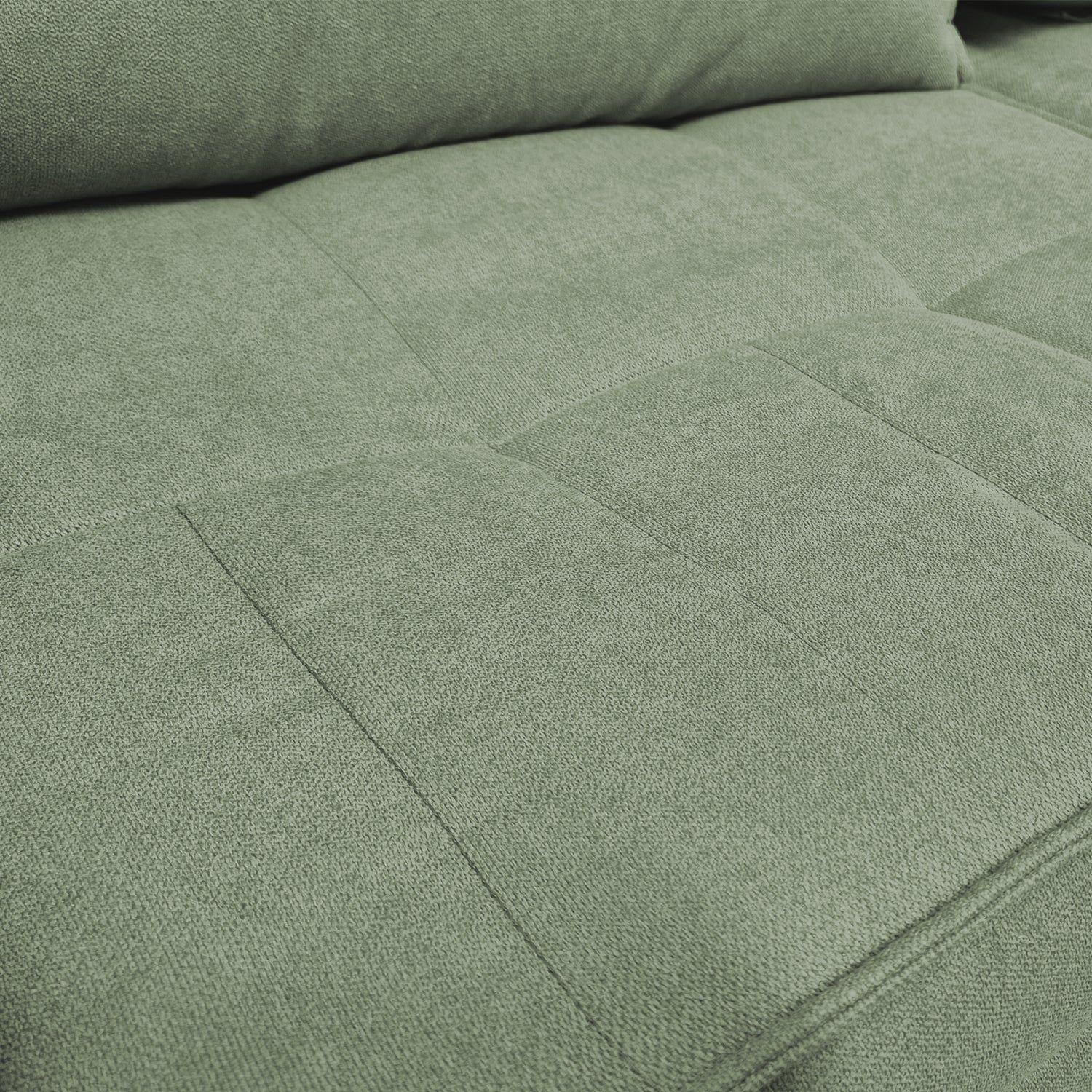 Sofá Extensible y Reclinable Toquio 254cm Verde-3