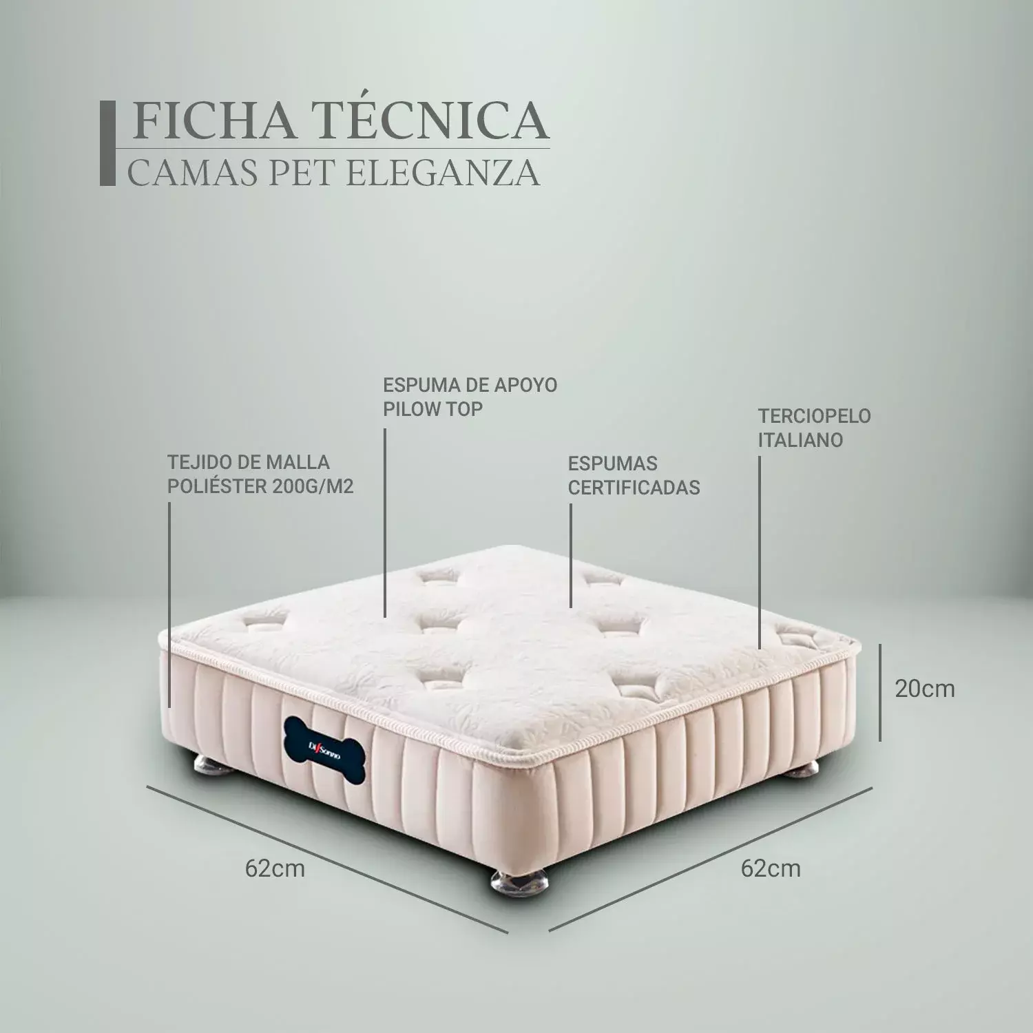 Cama para Mascotas Eleganza-4