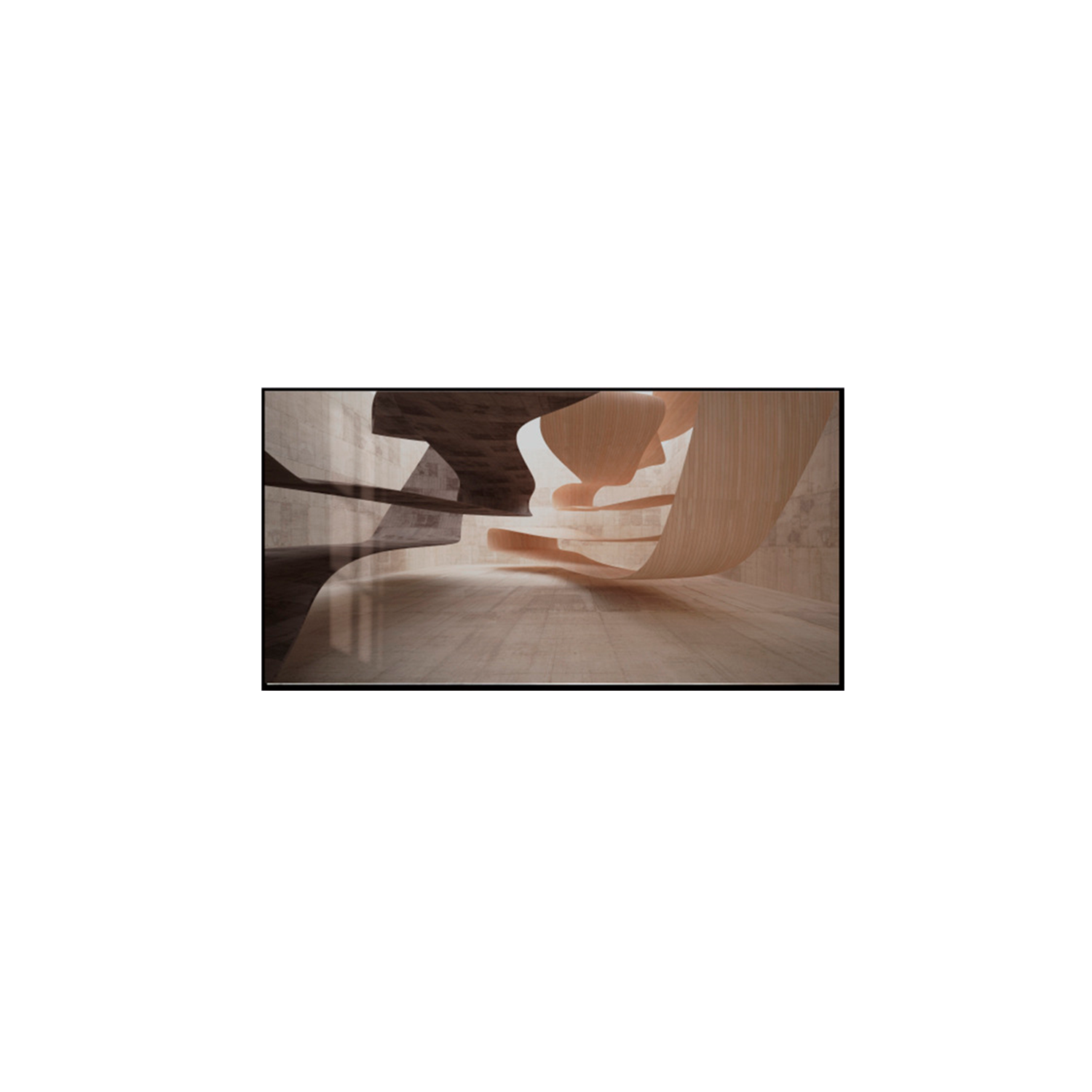 Cuadro Decorativo Abstracto Roble-1