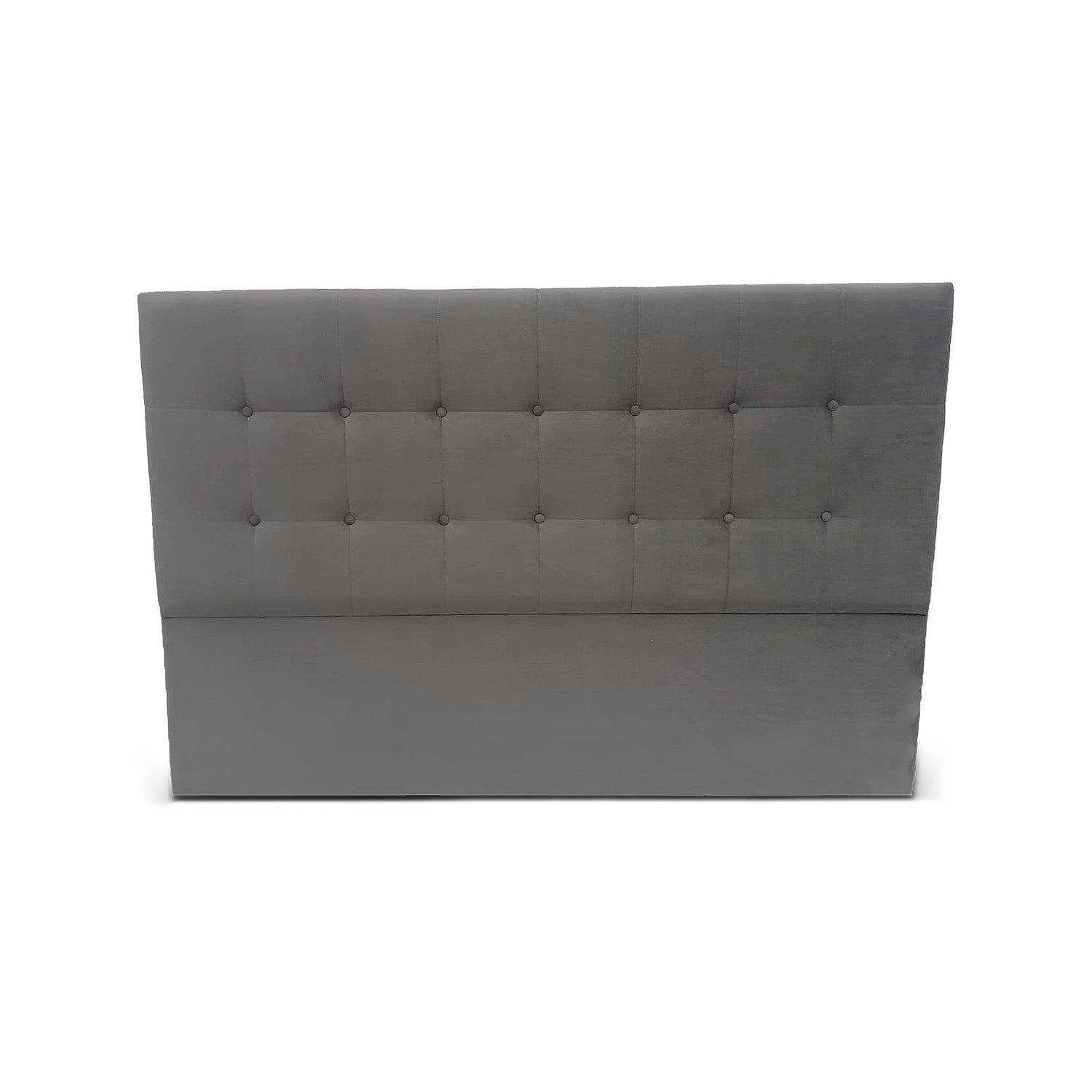 Respaldo De Cama Turquesa Queen Dark Gray-0