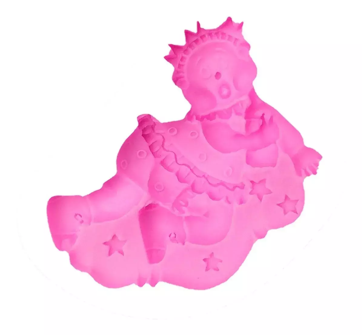 Molde De Silicona Molde Angel Bebe Molde Fondant Angel Bebe-0