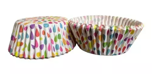 100 Capsulas Para Hornear Capsula Cupcakes Capsula Gotas 7cm-3