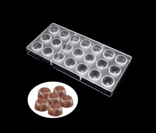 Moldes Chocolate Moldes De Chocolate Policarbonato Trufa-1