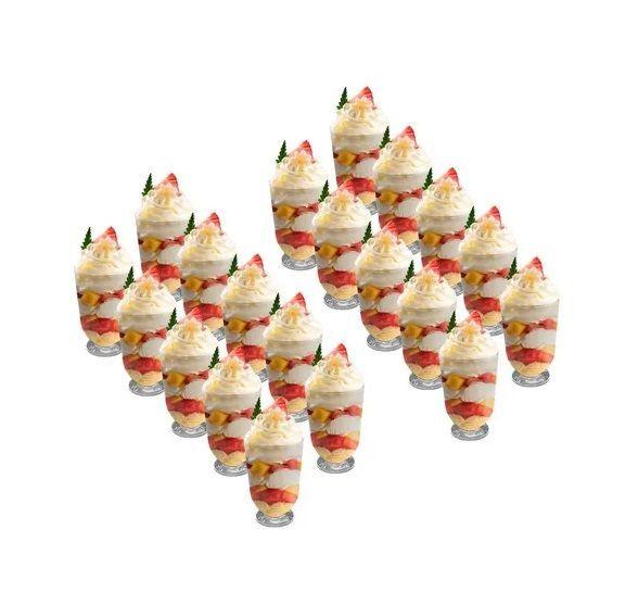 X20 Pocillo Desechable Pocillos Plásticos Para Postres 60ml-0