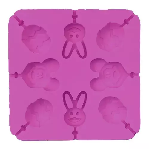 Molde Silicona Moldes De Cakepop Molde Para Paletas Pascuas-0