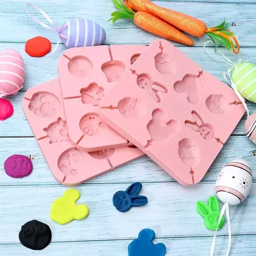 Molde Silicona Moldes De Cakepop Molde Para Paletas Pascuas-5