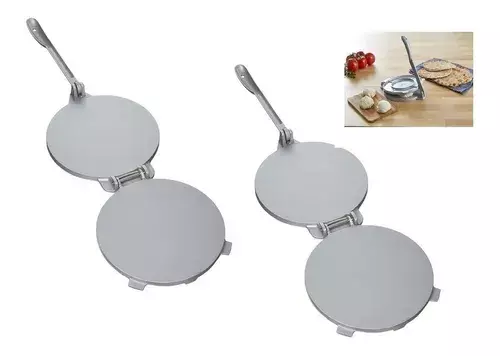 2 Prensa Para Tortillas Masa Cocina Prensa De Tortillas 20cm-1