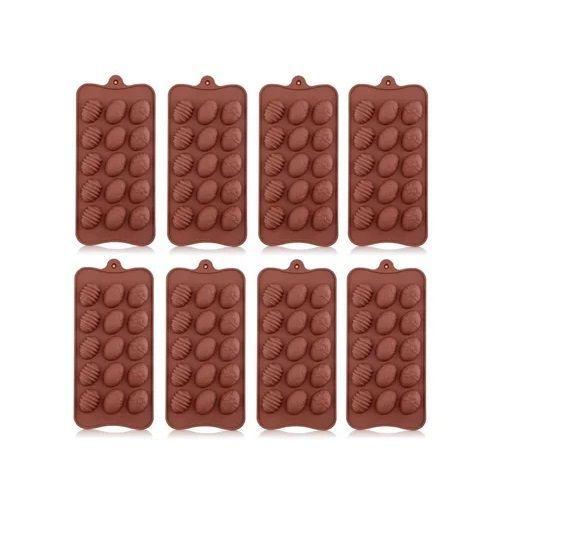 8 Moldes Para Huevos De Pascua Molde Huevo Chocolate Huevito-0