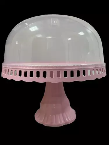 Porta Torta Con Tapa Bases Para Tortas Soporte Tortas 32 Cm-3