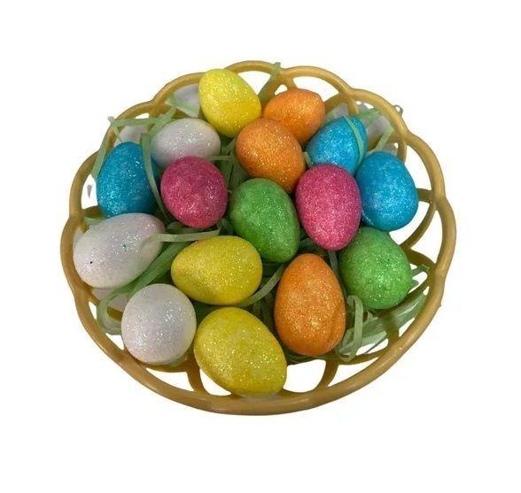 Huevos De Plumavit Cesta De Huevos De Pascua Cesta De Huevos-4