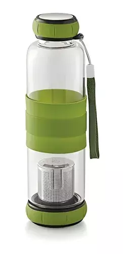 Termo Agua Termo De Agua Botella De Vidrio Con Colador 8011-0